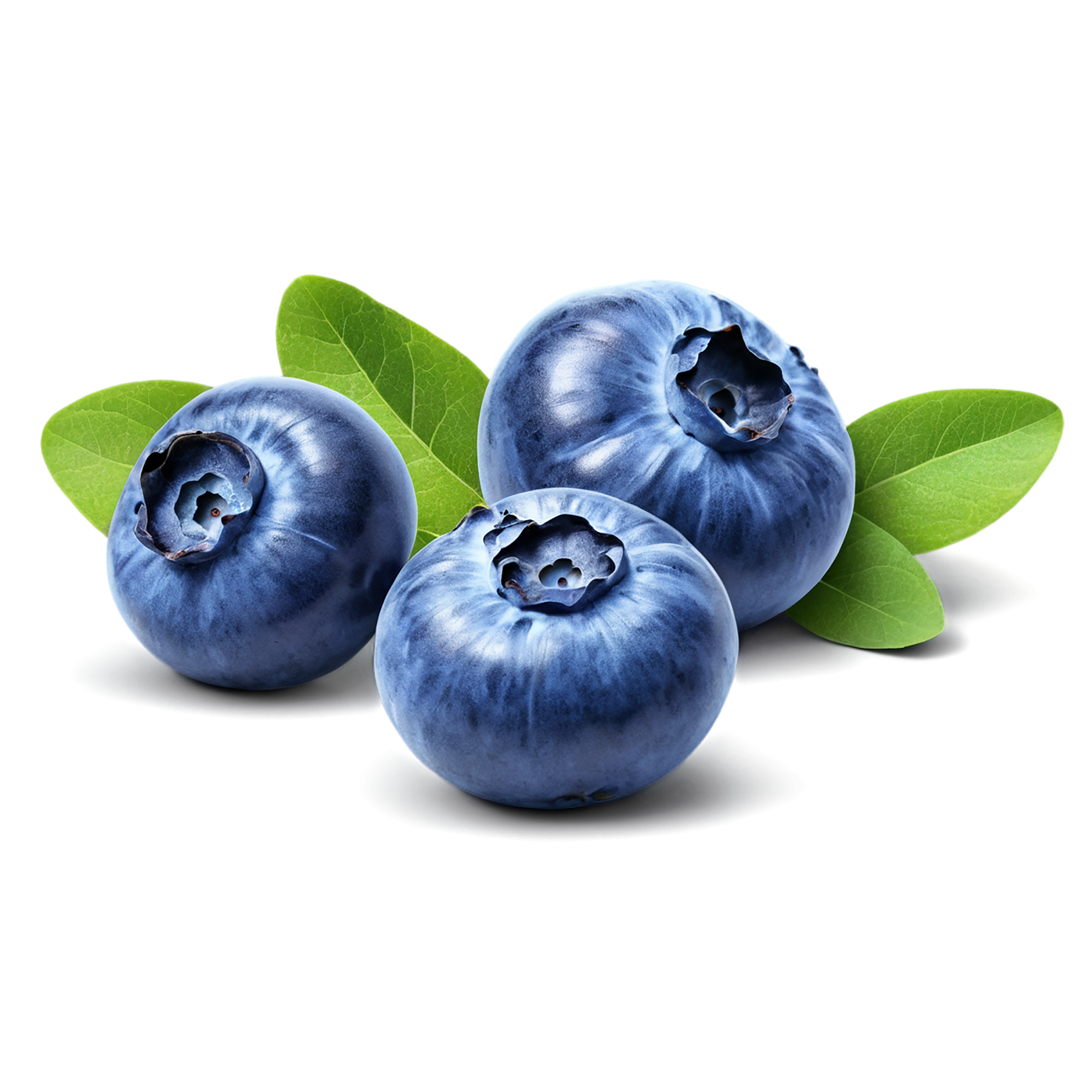 Blueberry fruit isolated on transparent background #553
