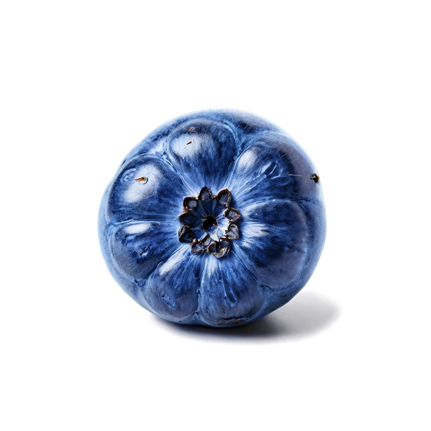 Blueberry fruit isolated on transparent background #554