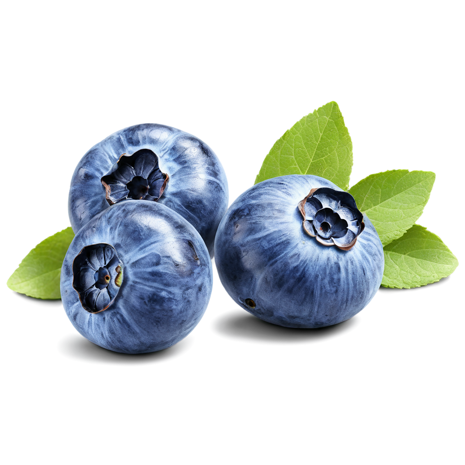 Blueberry fruit isolated on transparent background #560