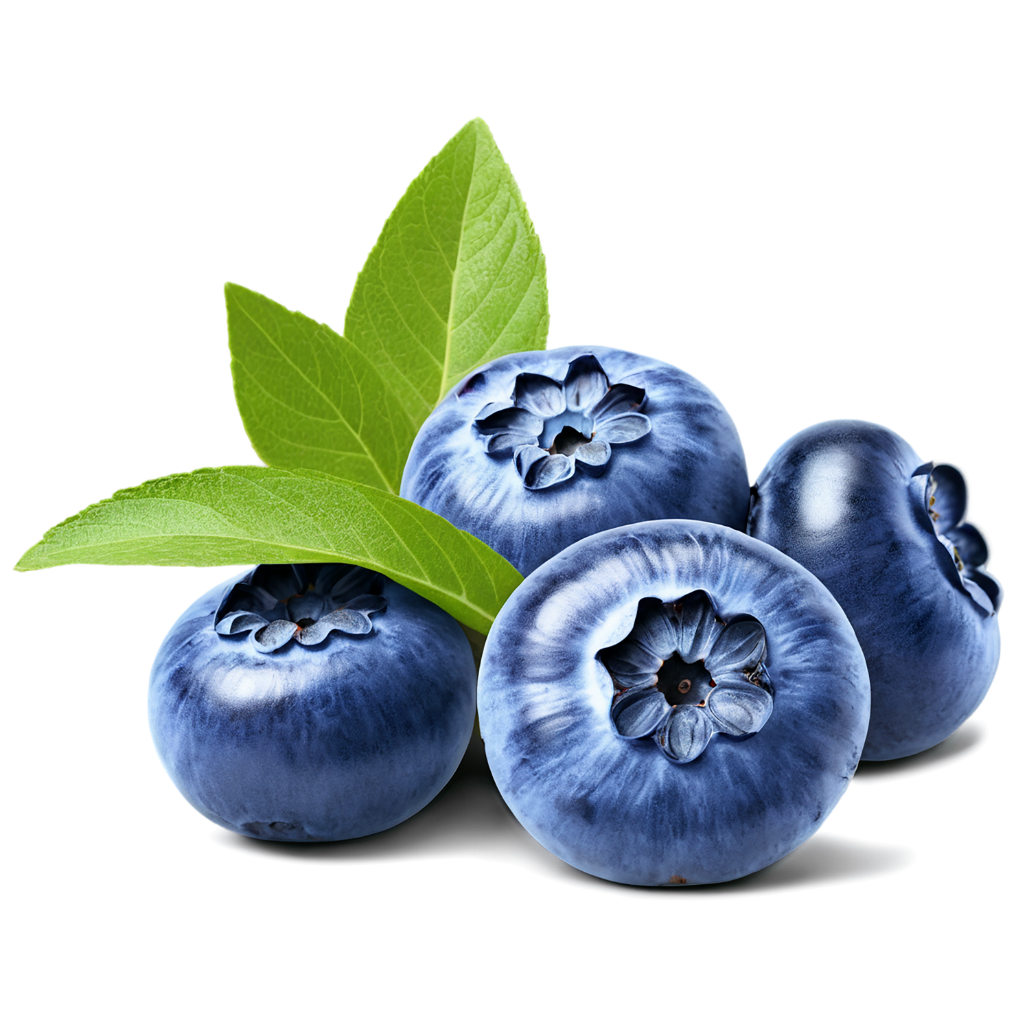 Blueberry fruit isolated on transparent background #561