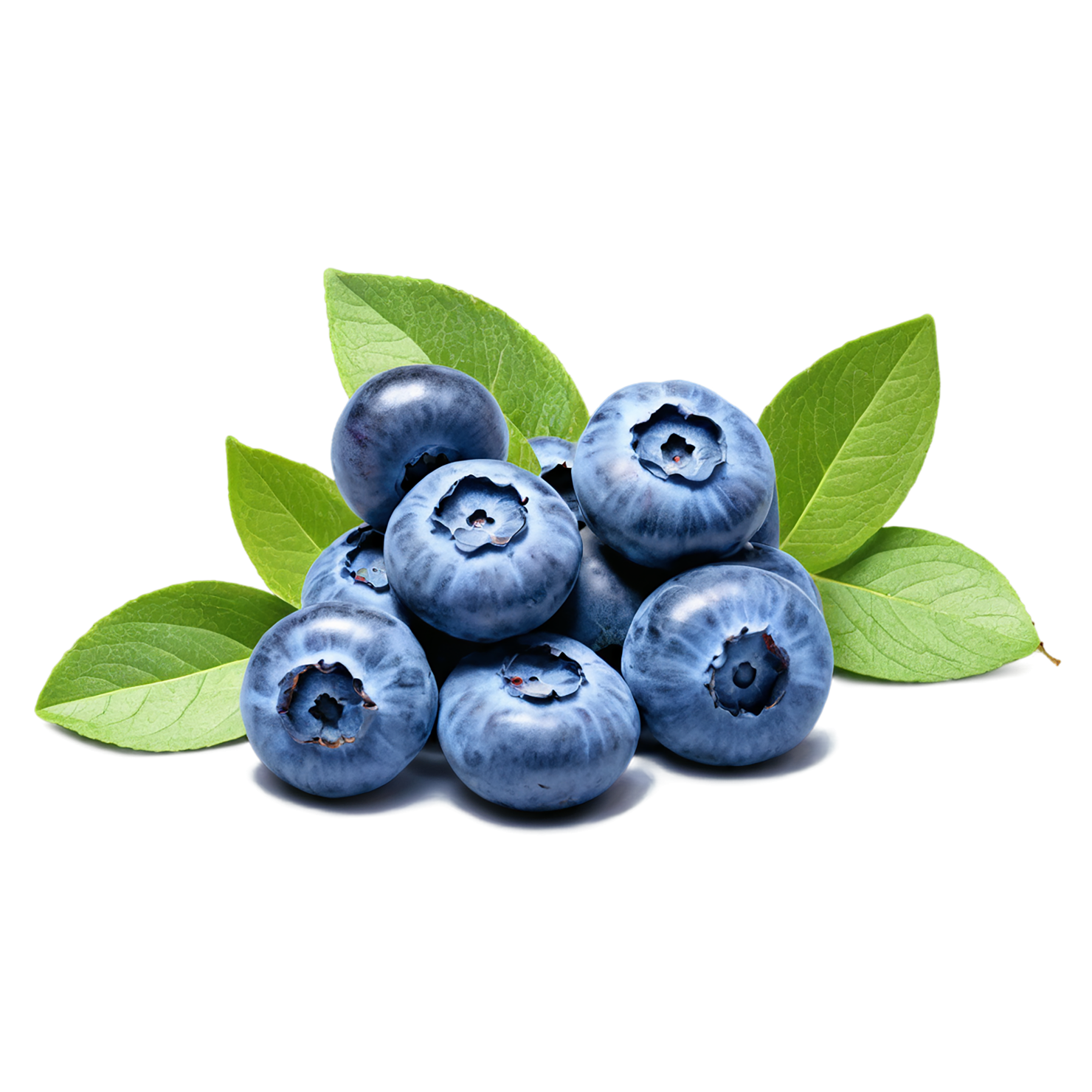 Blueberry fruit isolated on transparent background #569