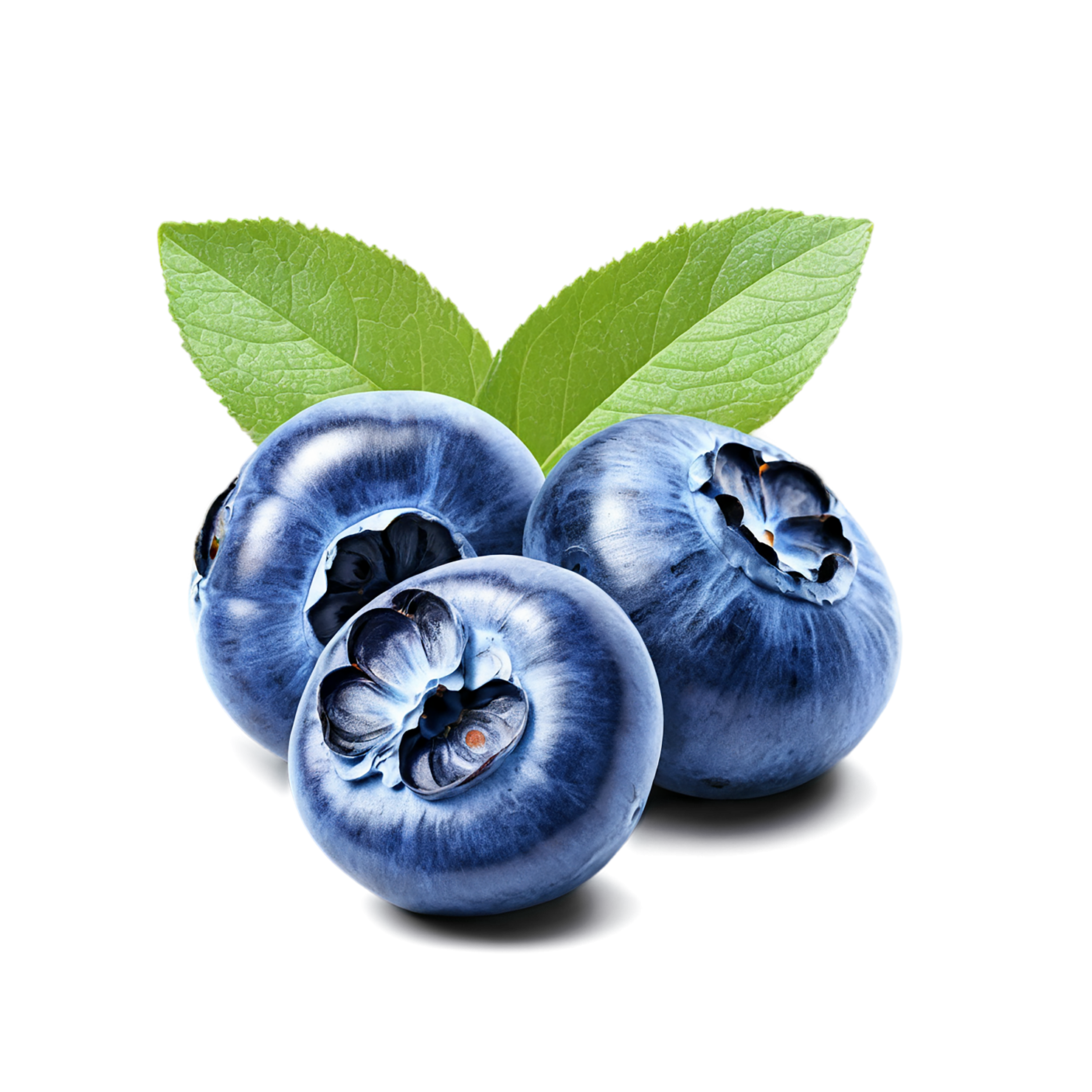Blueberry fruit isolated on transparent background #579