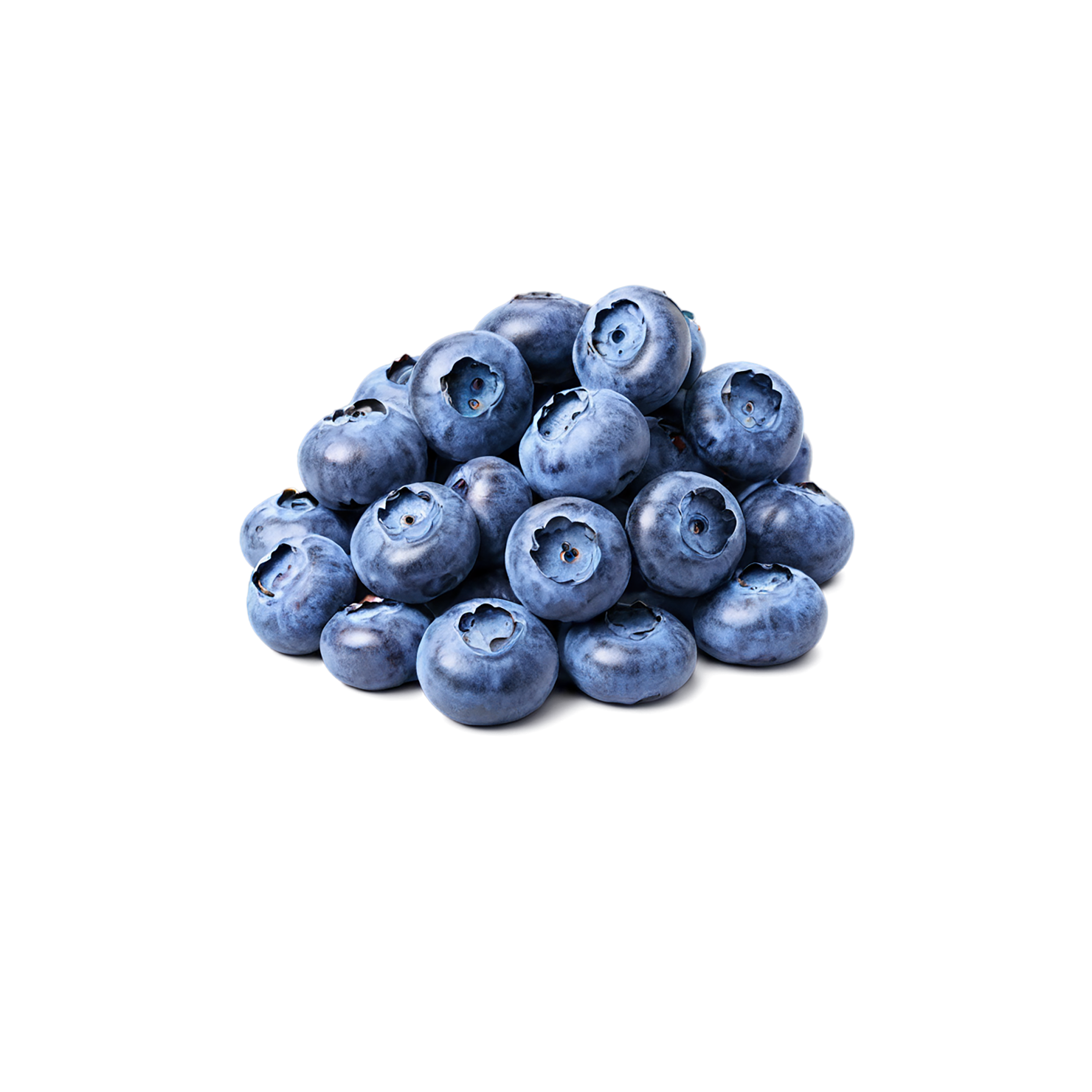 Blueberry fruit isolated on transparent background #580