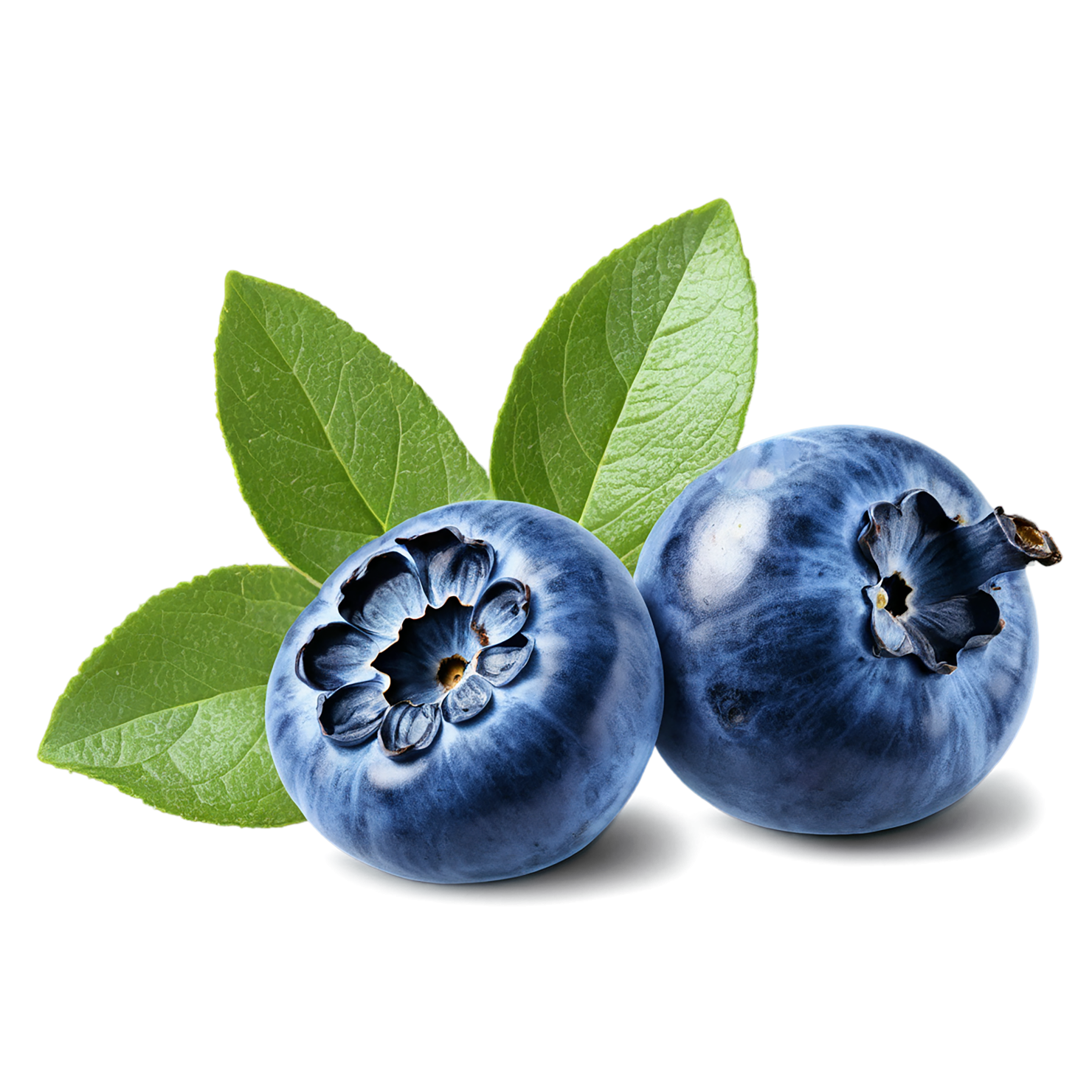Blueberry fruit isolated on transparent background #582