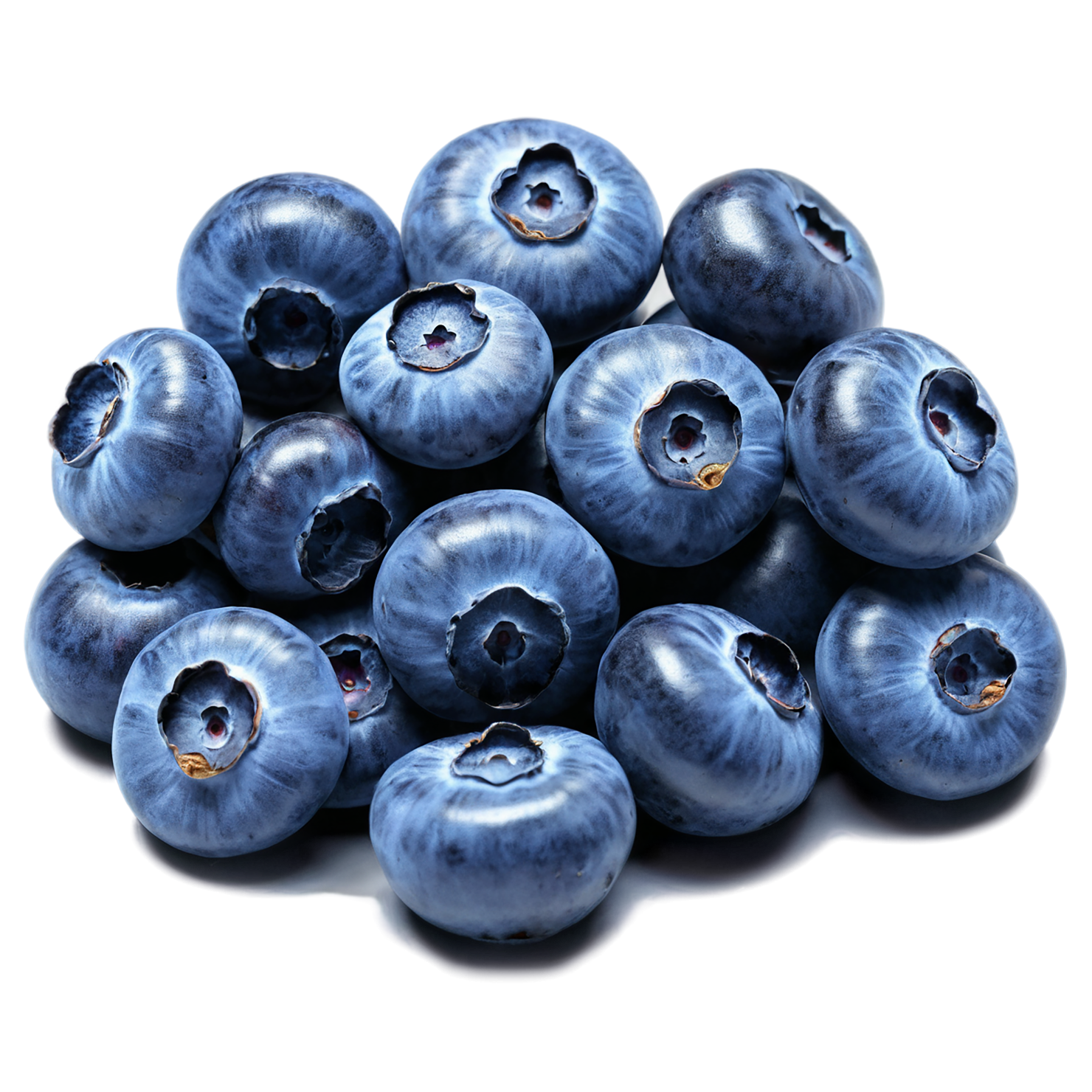 Blueberry fruit isolated on transparent background #585