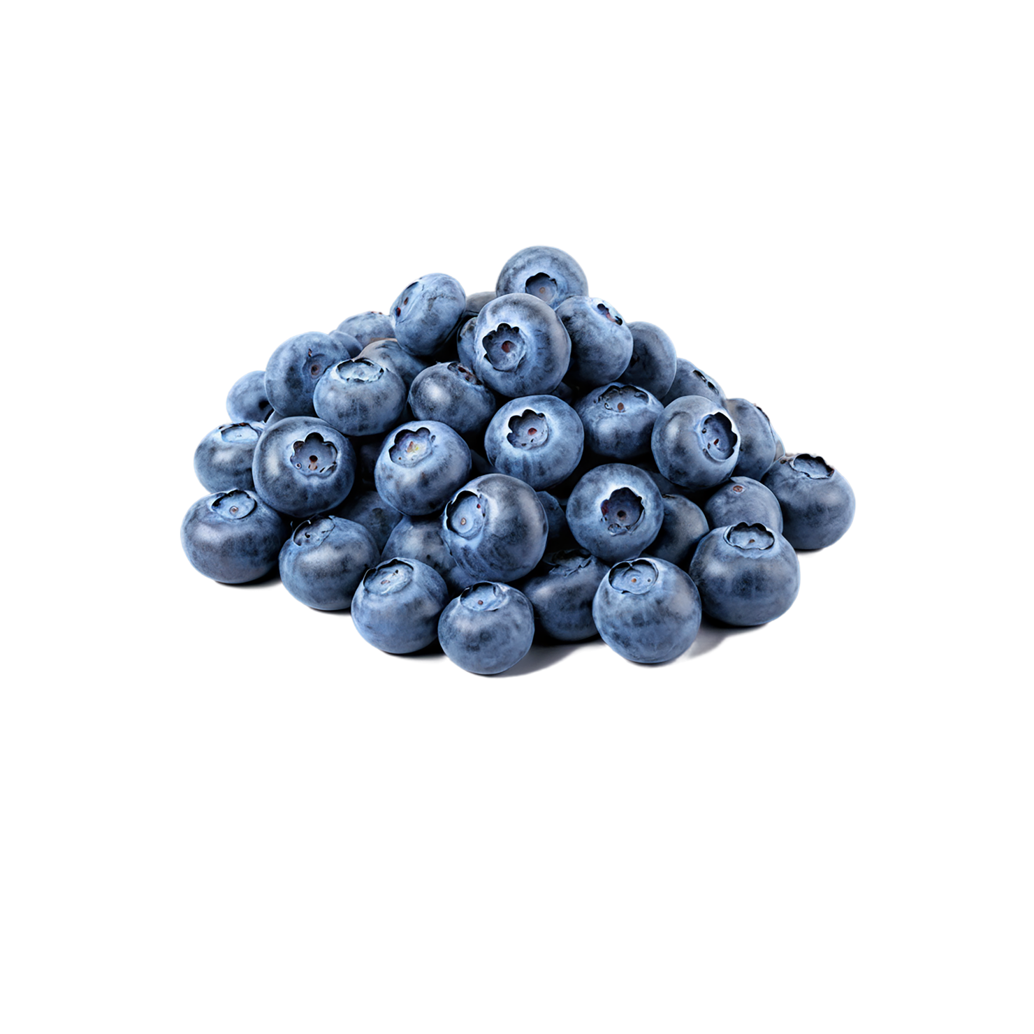 Blueberry fruit isolated on transparent background #587