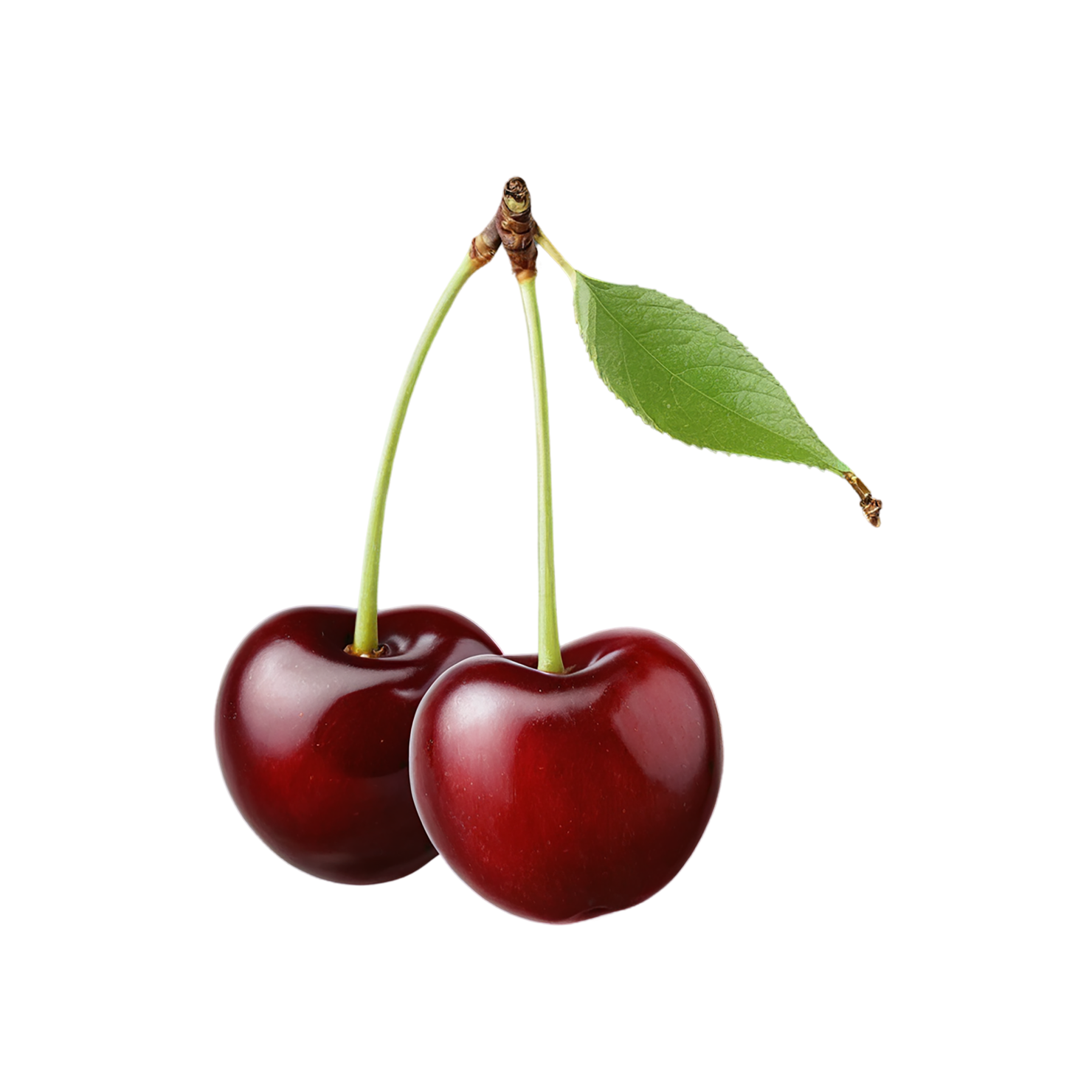 Cherry fruit isolated on transparent background #594