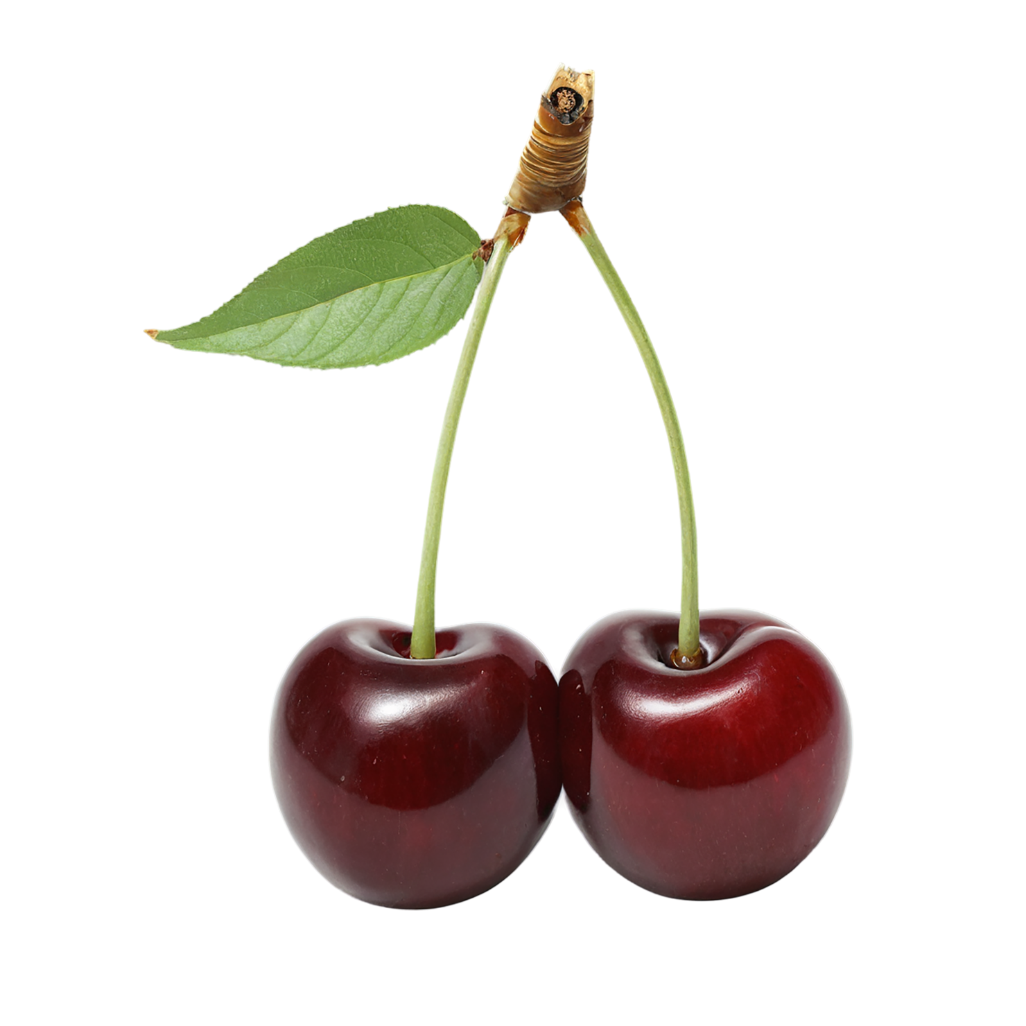 Cherry fruit isolated on transparent background #595
