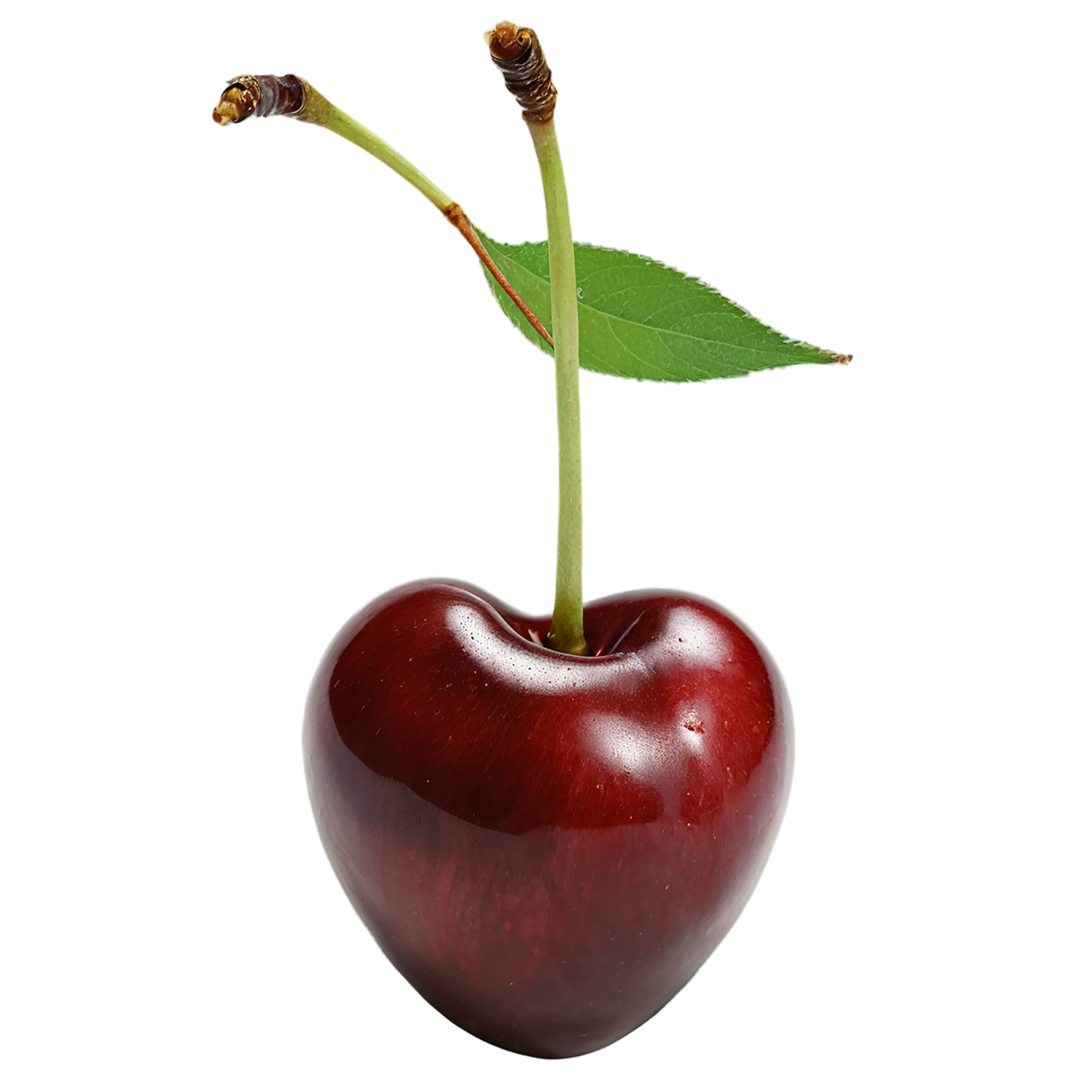 Cherry fruit isolated on transparent background #606