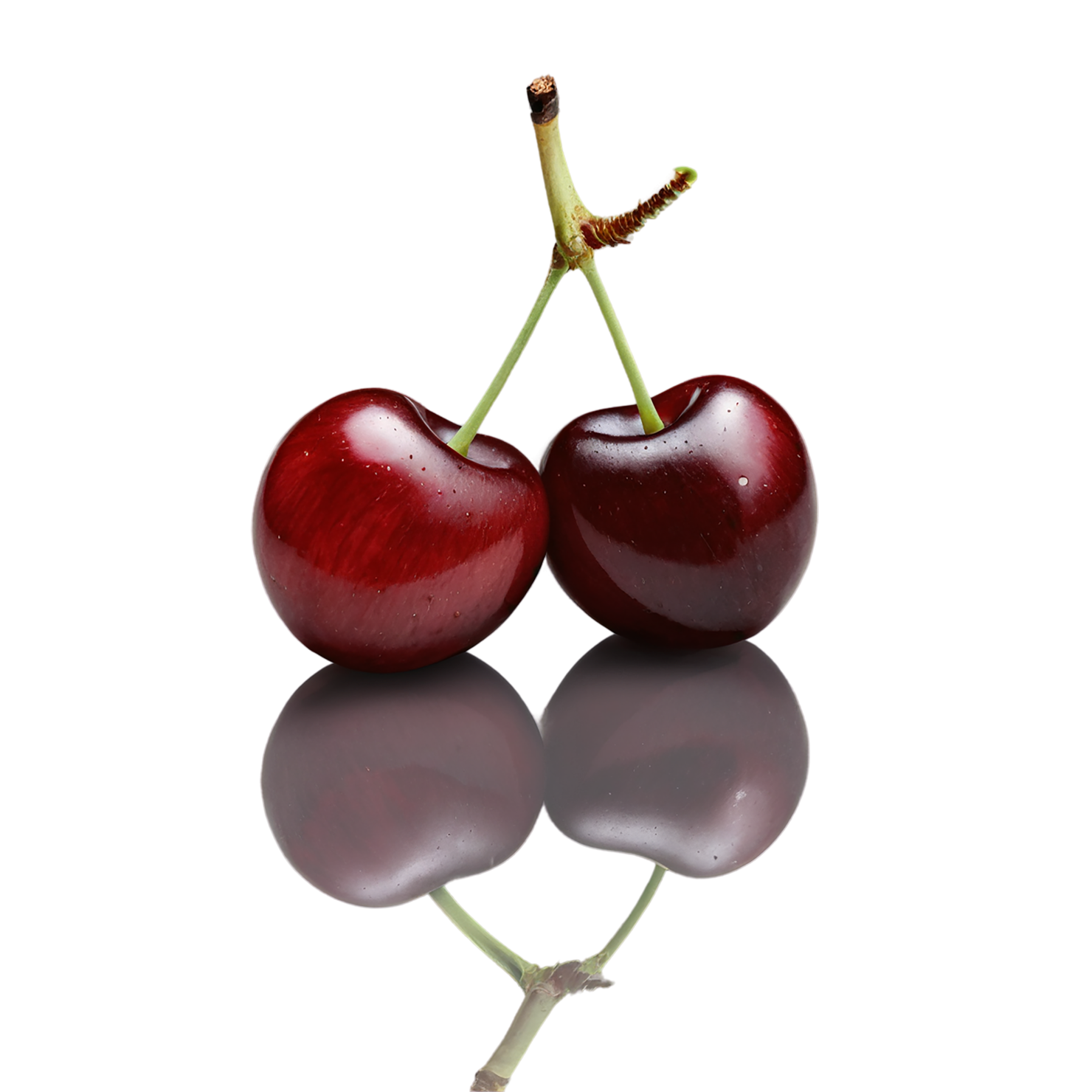 Cherry fruit isolated on transparent background #611