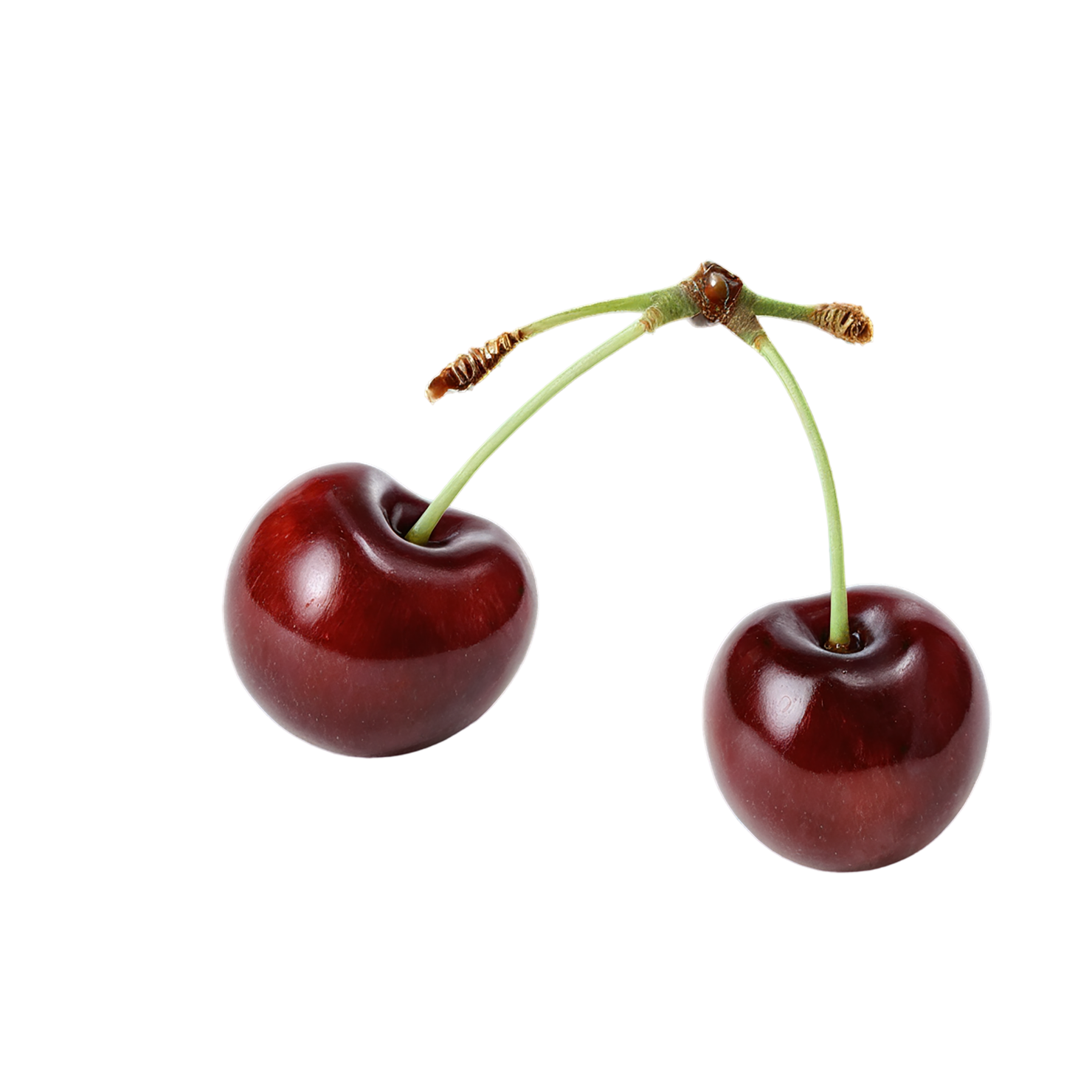 Cherry fruit isolated on transparent background #612