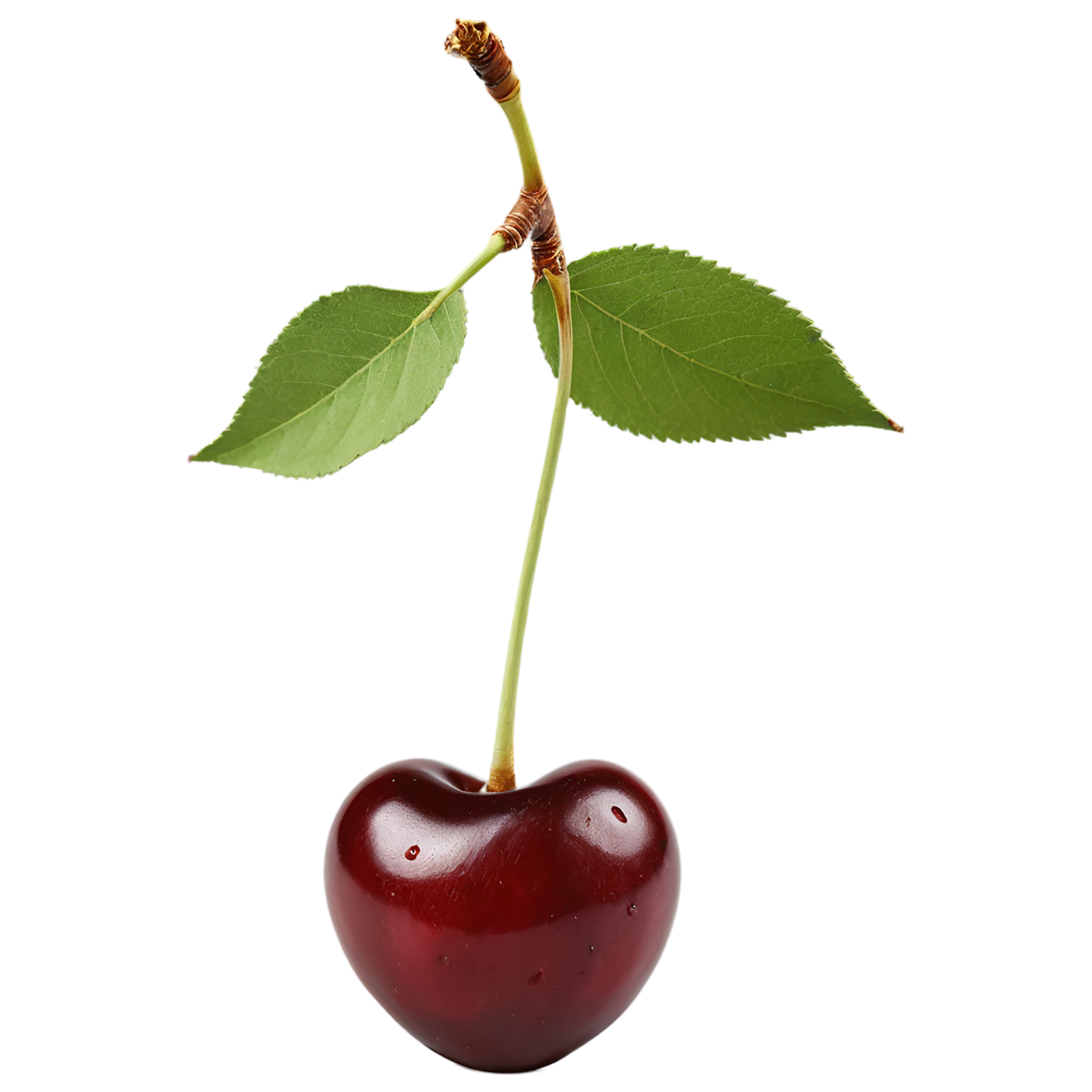 Cherry fruit isolated on transparent background #618