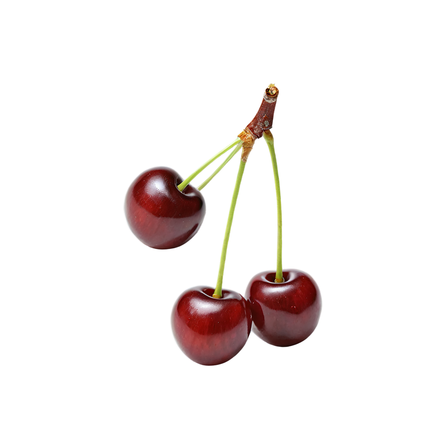 Cherry fruit isolated on transparent background #624