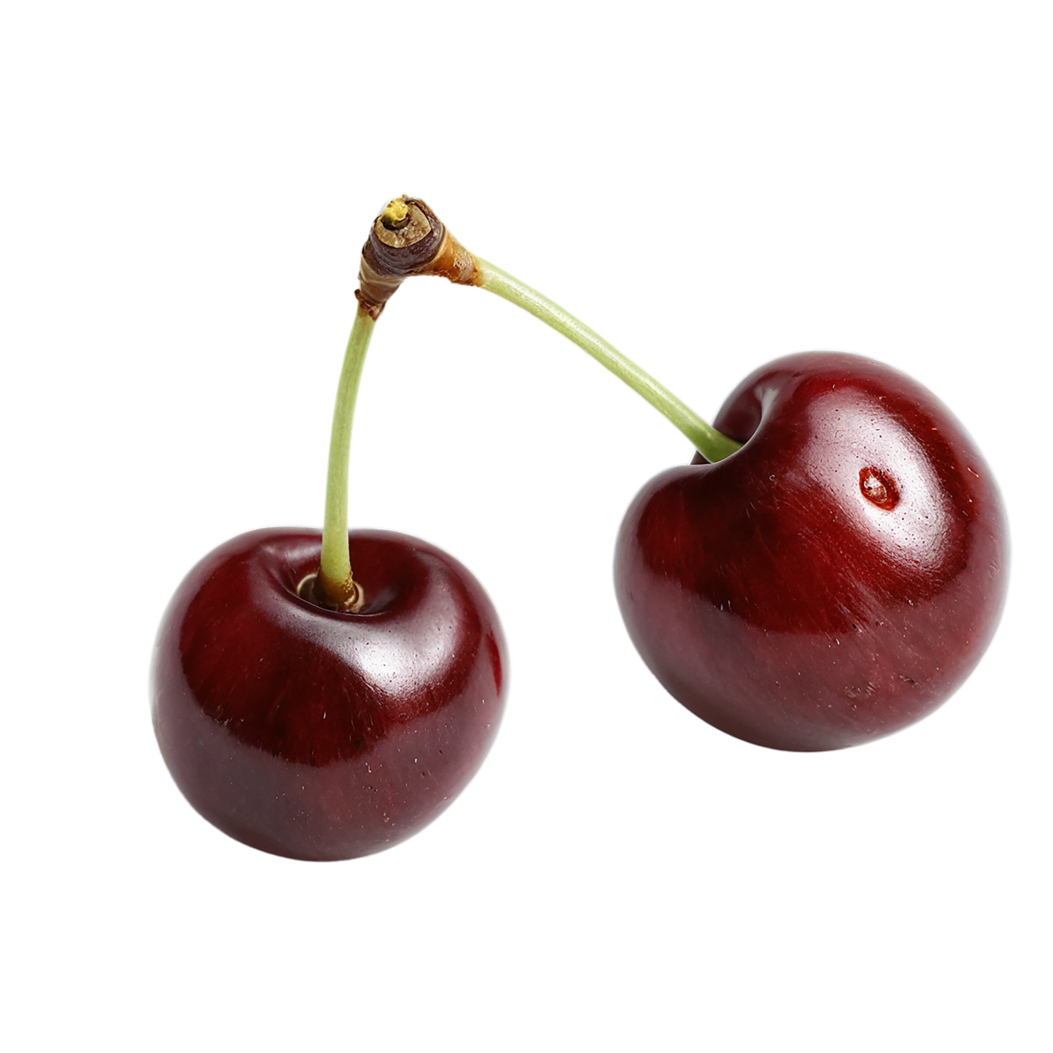 Cherry fruit isolated on transparent background #626