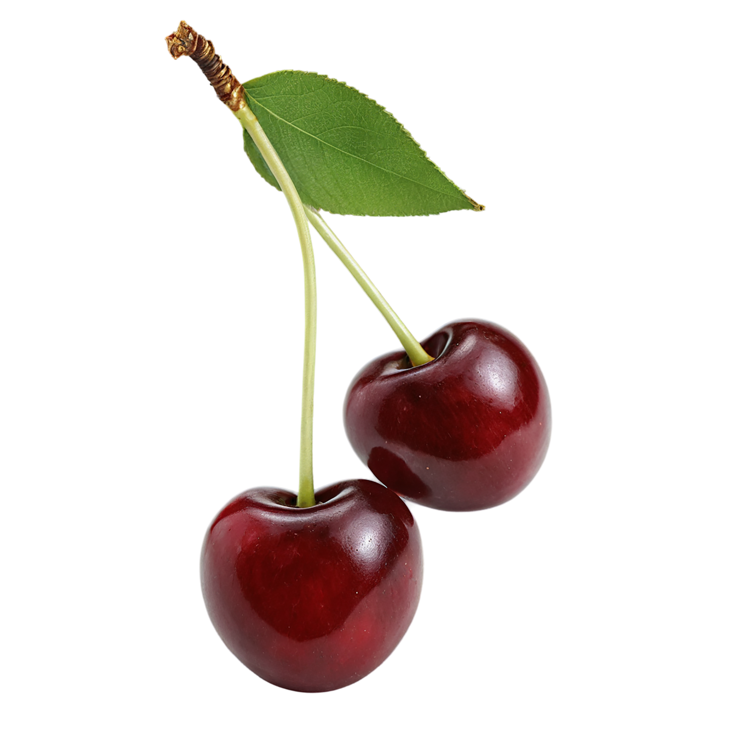 Cherry fruit isolated on transparent background #627