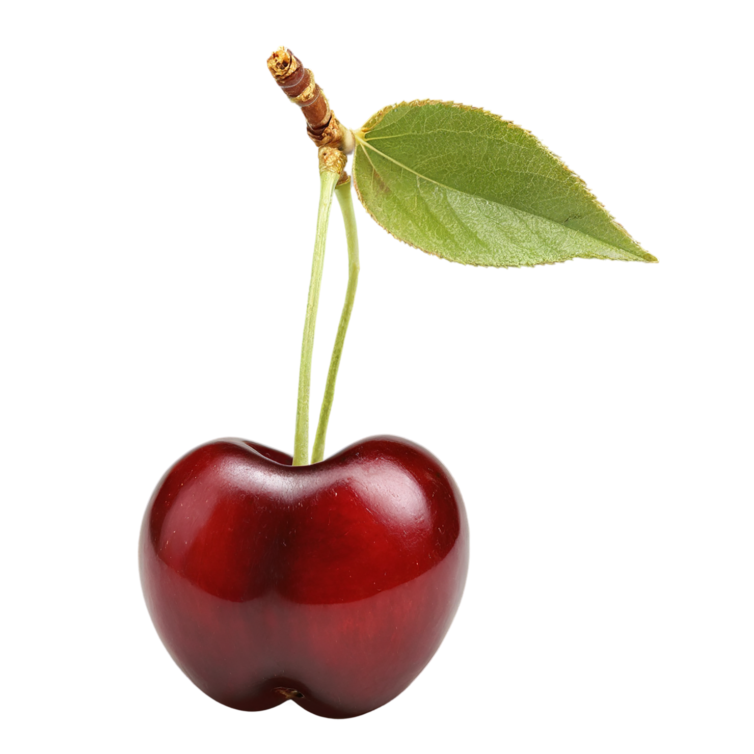 Cherry fruit isolated on transparent background #639