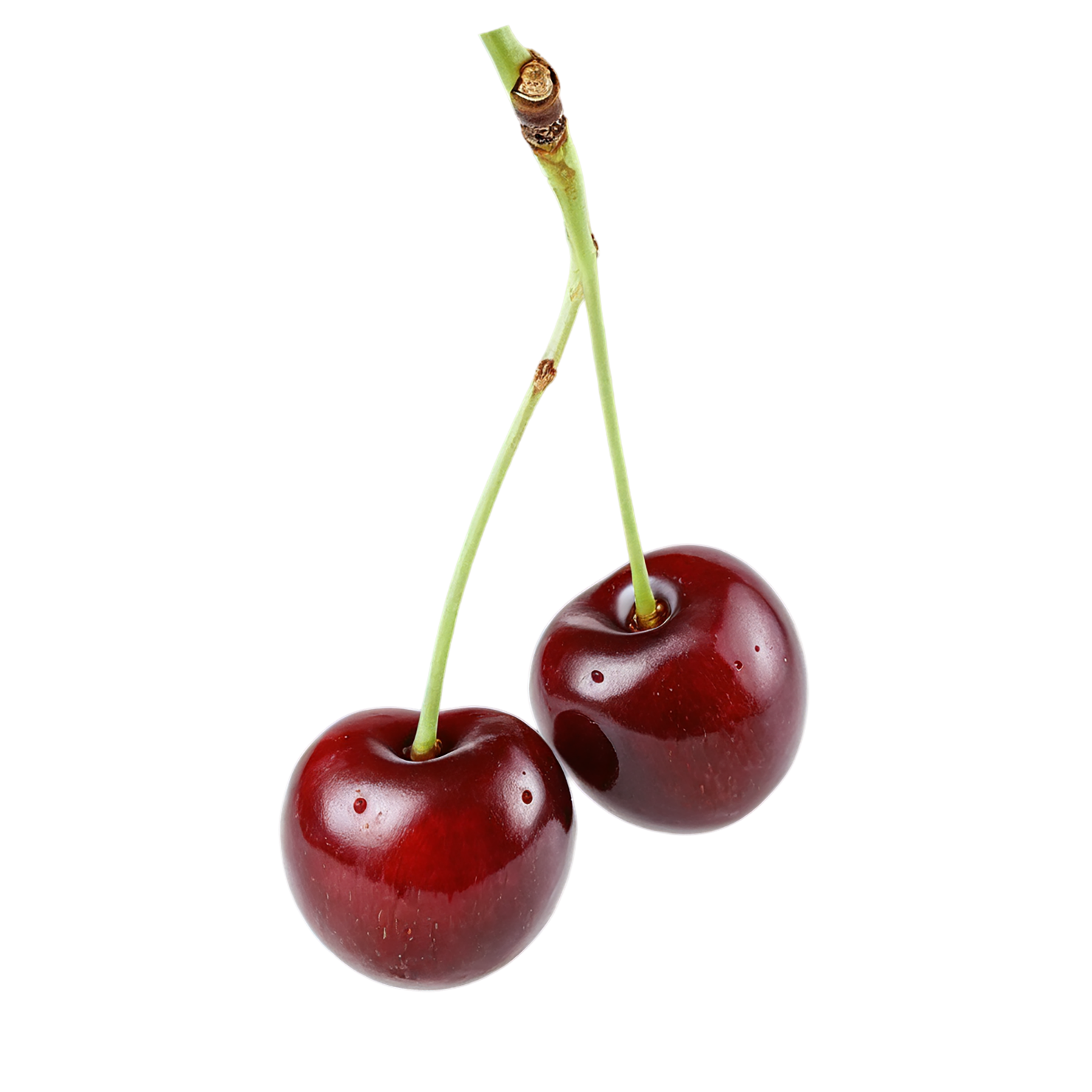 Cherry fruit isolated on transparent background #641