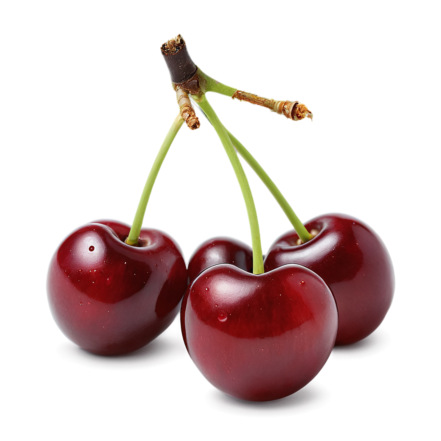 Cherry fruit isolated on transparent background #652