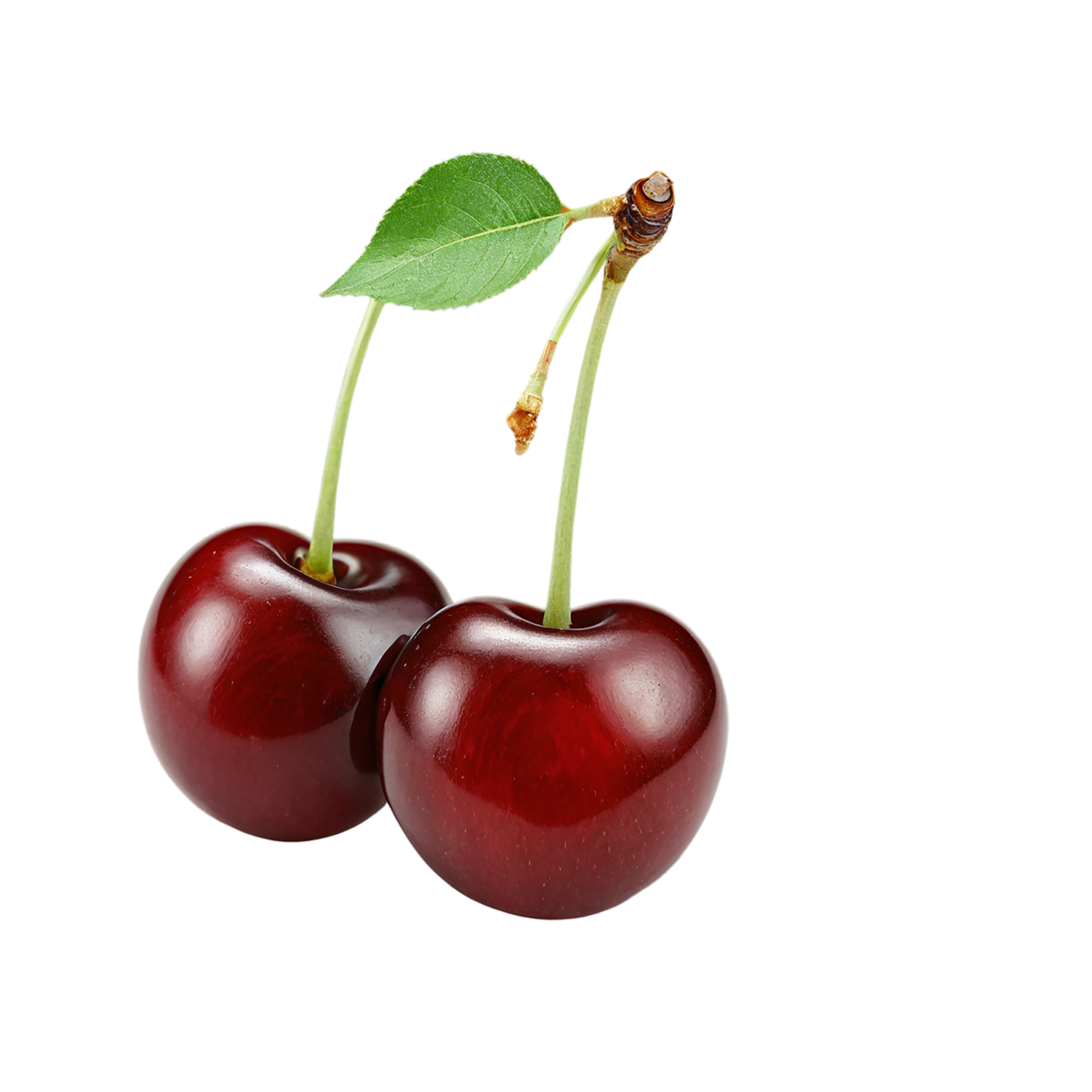 Cherry fruit isolated on transparent background #664