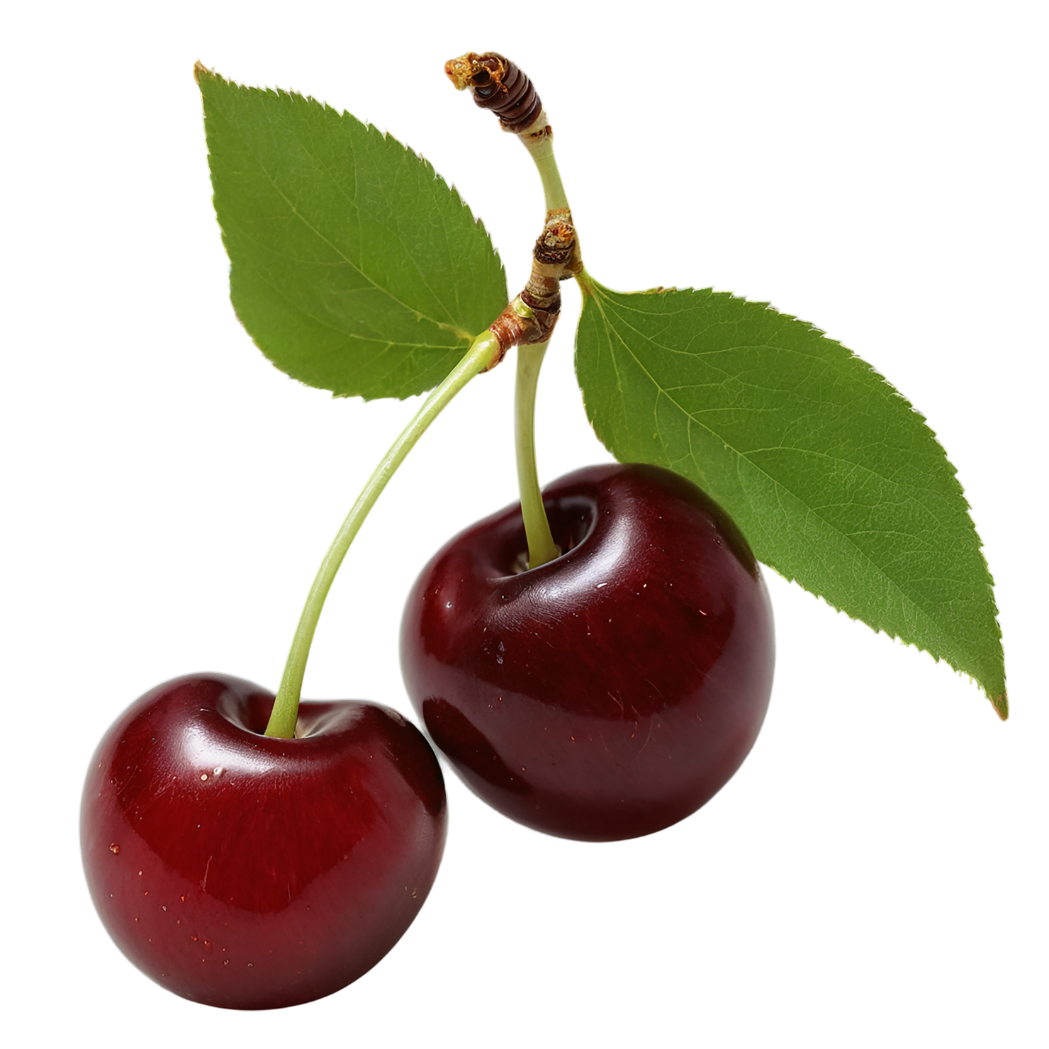 Cherry fruit isolated on transparent background #685
