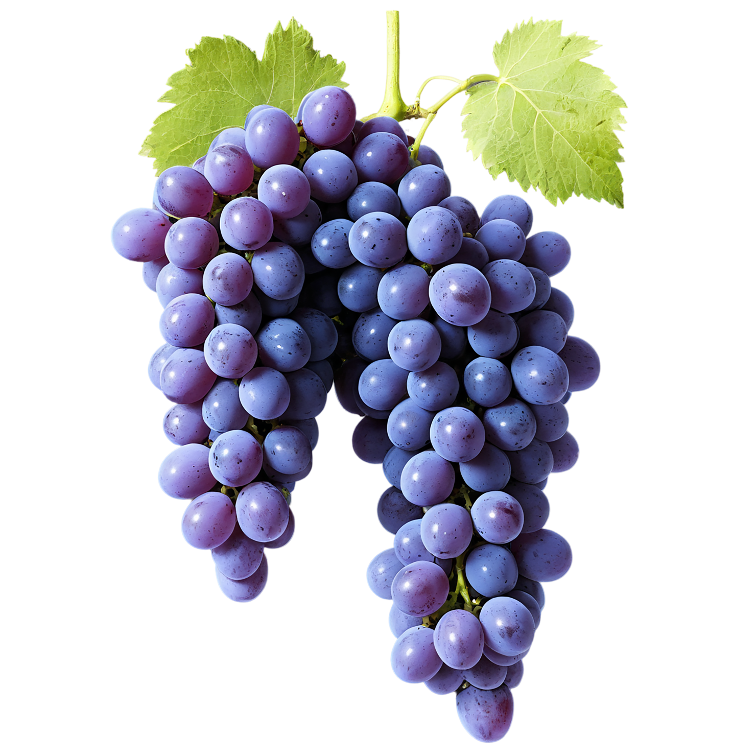 Grapes fruit isolated on transparent background #689
