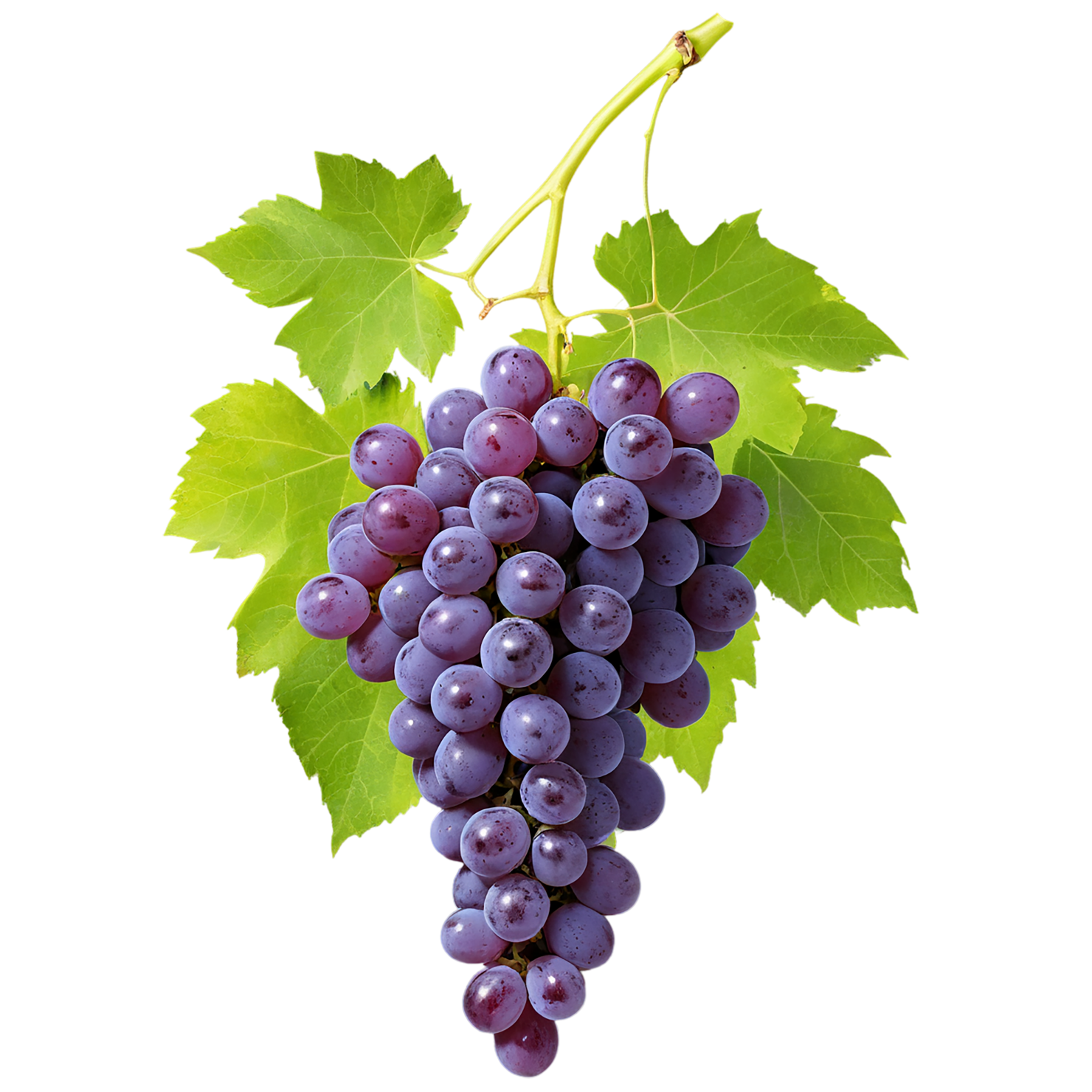 Grapes fruit isolated on transparent background #737