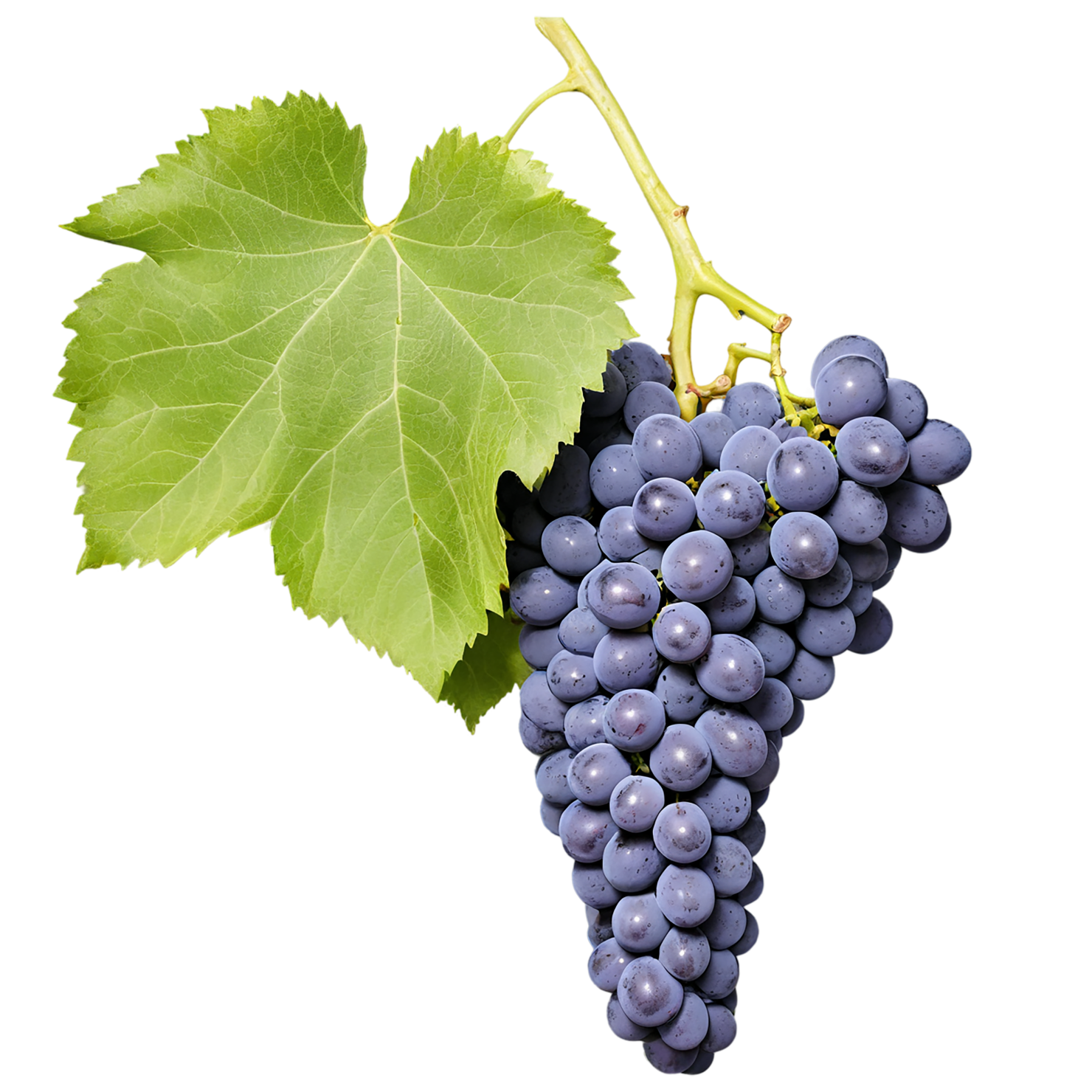 Grapes fruit isolated on transparent background #760