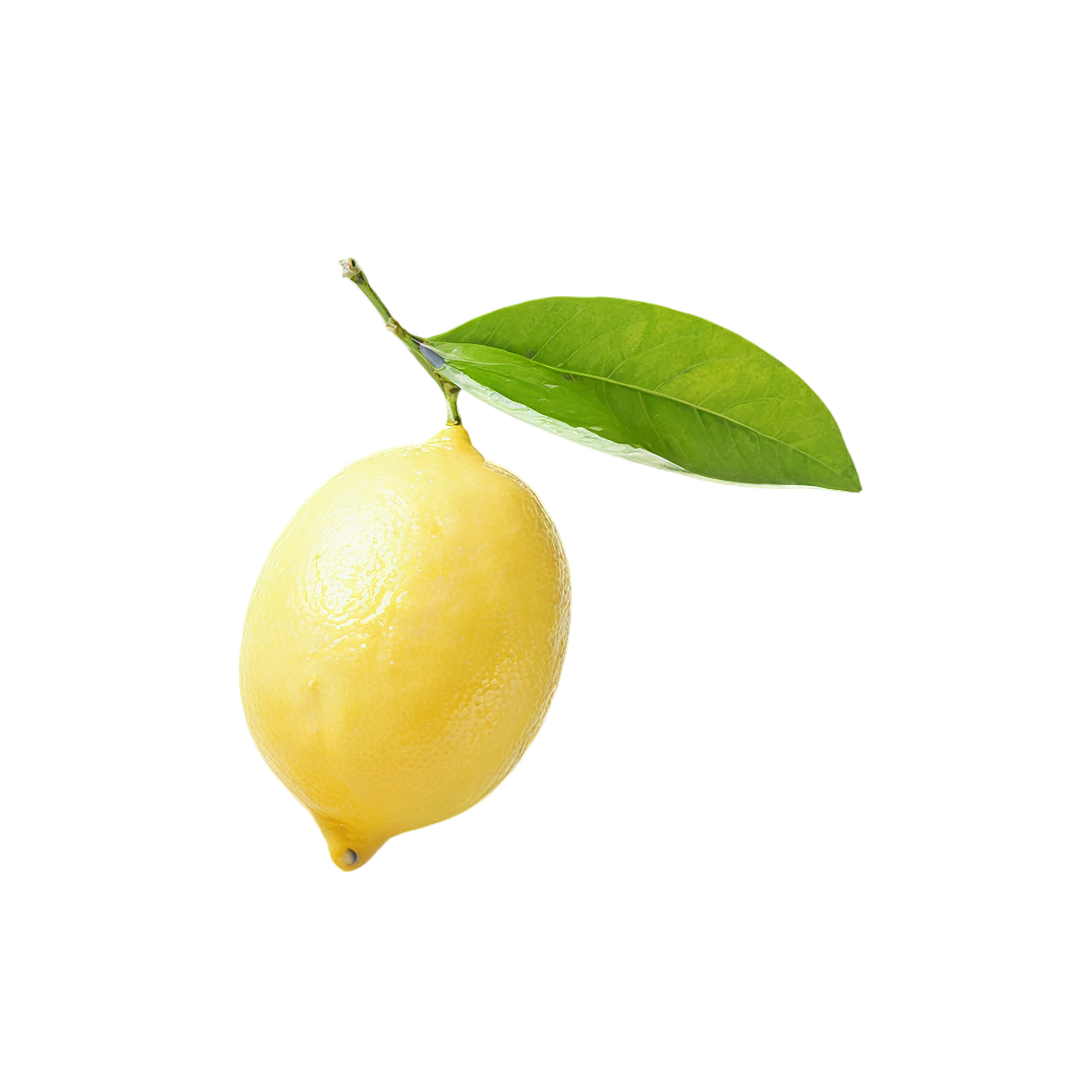 Lemon fruit isolated on transparent background #962