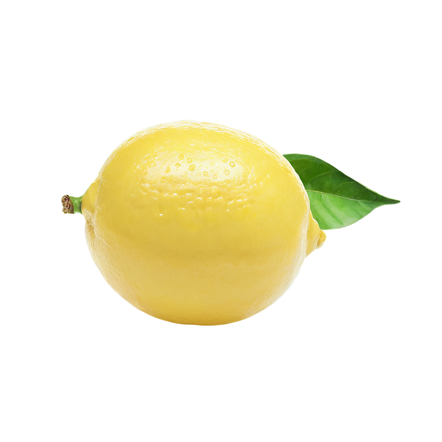 Lemon fruit isolated on transparent background #889