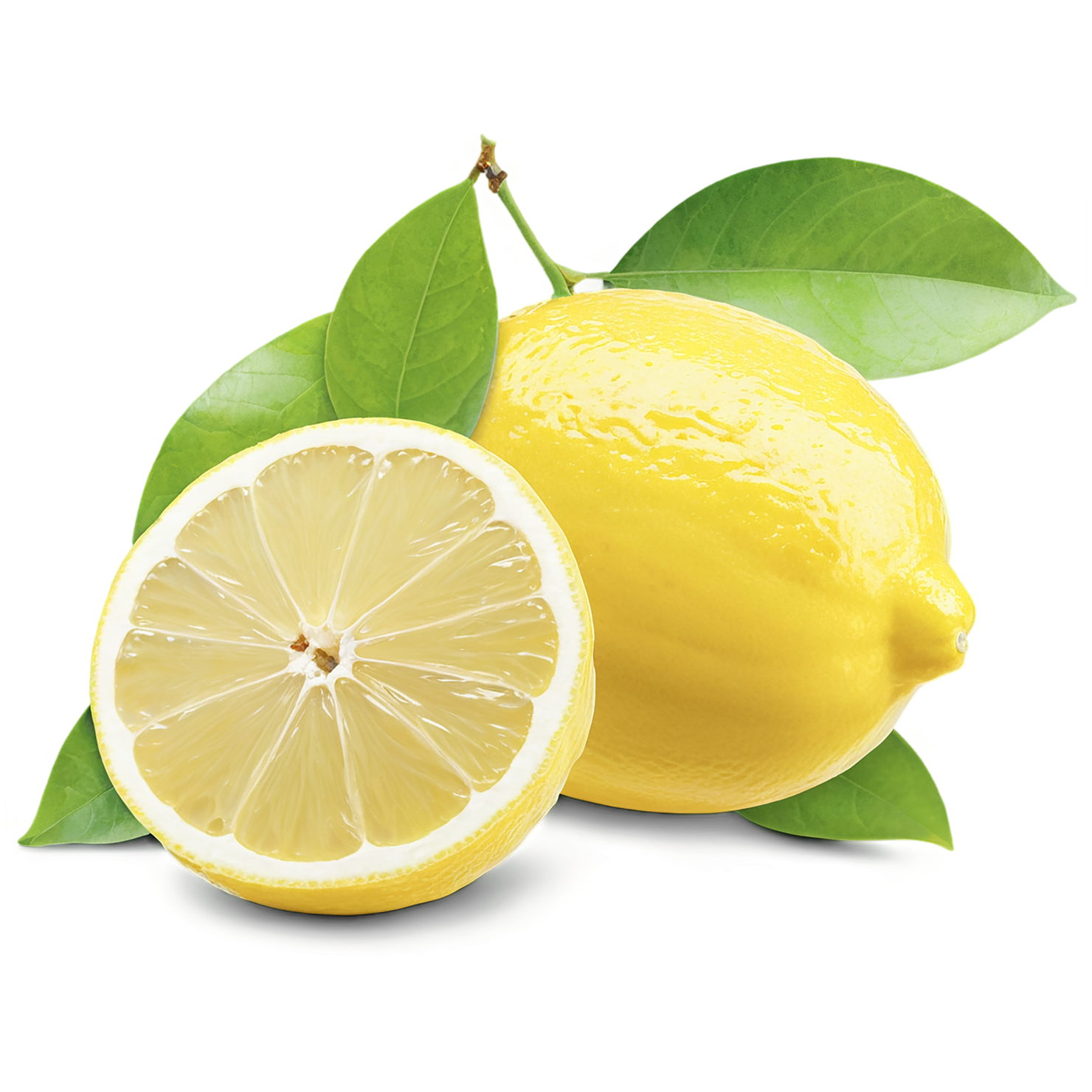 Lemon fruit isolated on transparent background #891