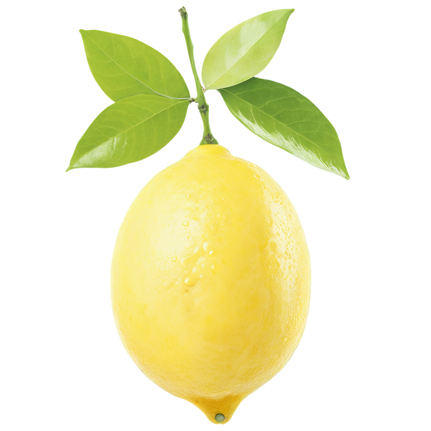 Lemon fruit isolated on transparent background #895