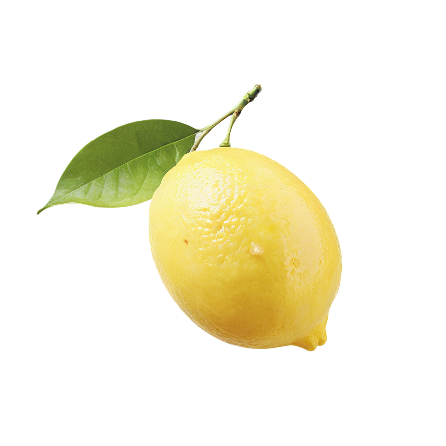 Lemon fruit isolated on transparent background #906