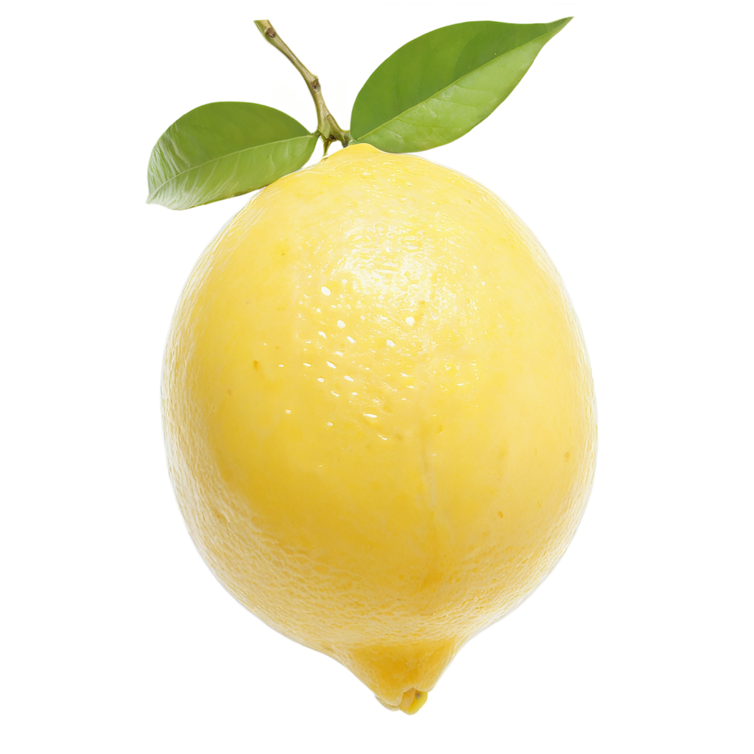 Lemon fruit isolated on transparent background #929