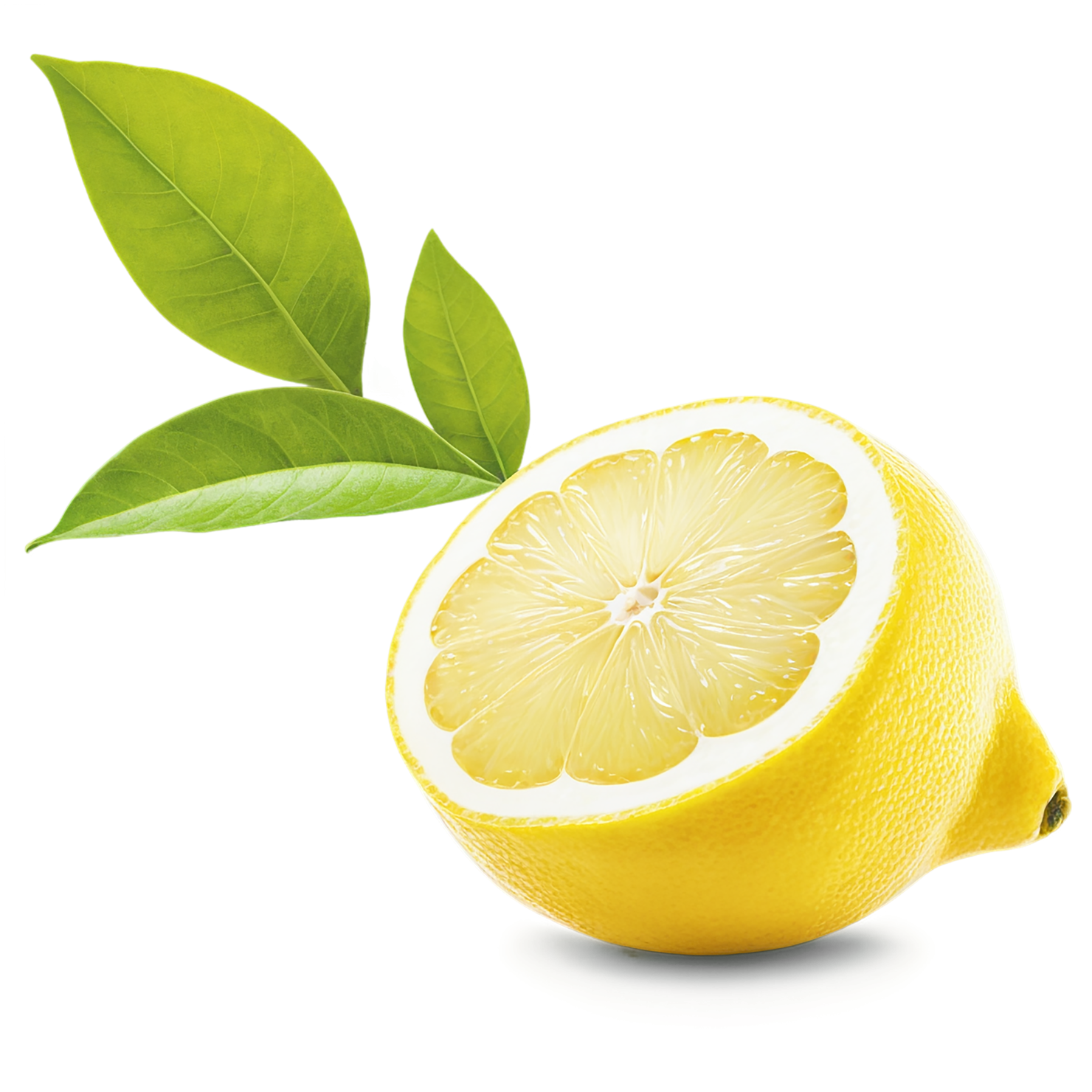 Lemon fruit isolated on transparent background #949