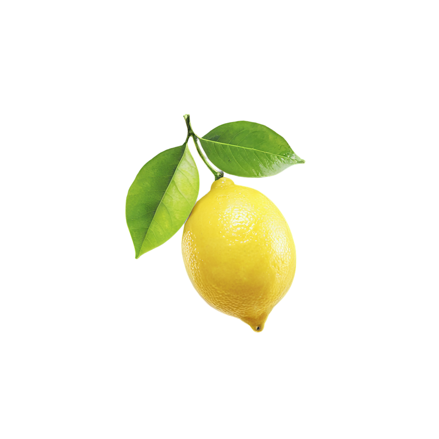 Lemon fruit isolated on transparent background #957