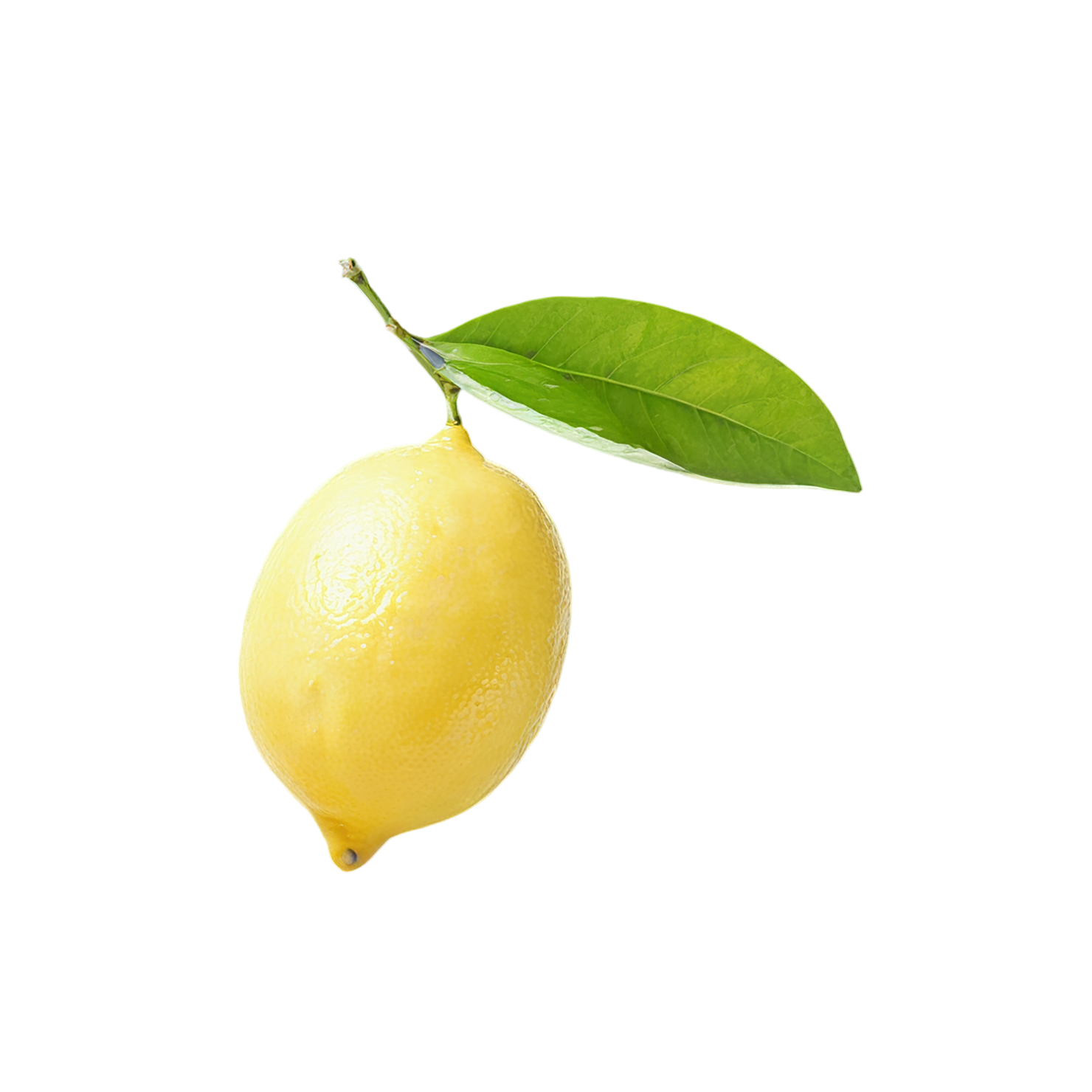 Lemon fruit isolated on transparent background #962