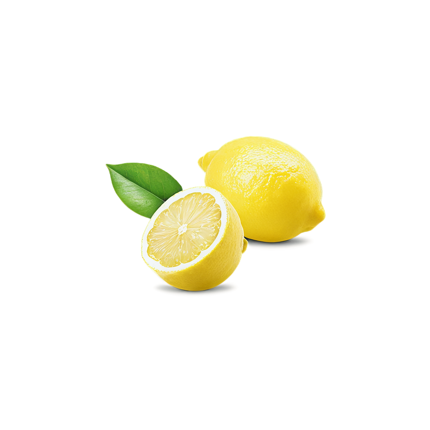 Lemon fruit isolated on transparent background #966