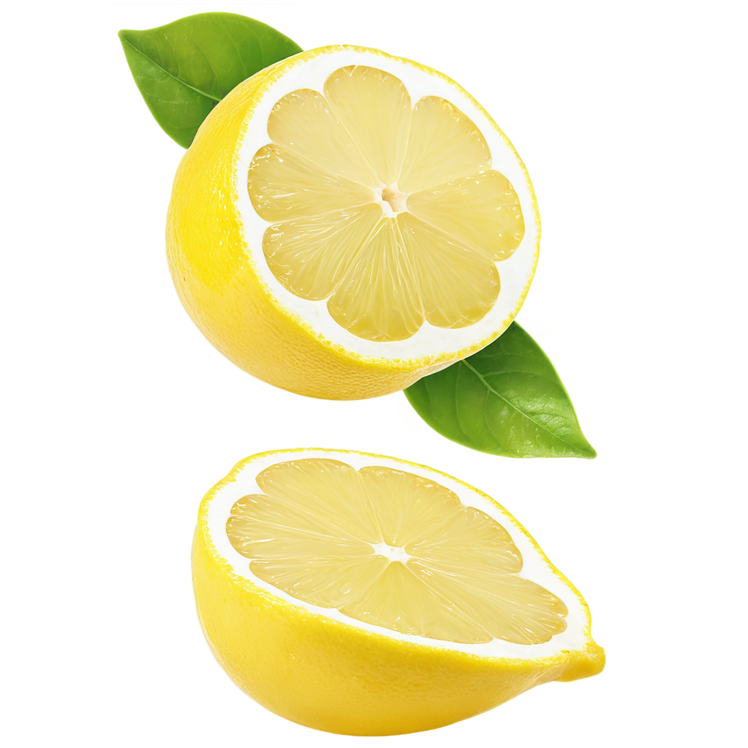 Lemon fruit isolated on transparent background #969