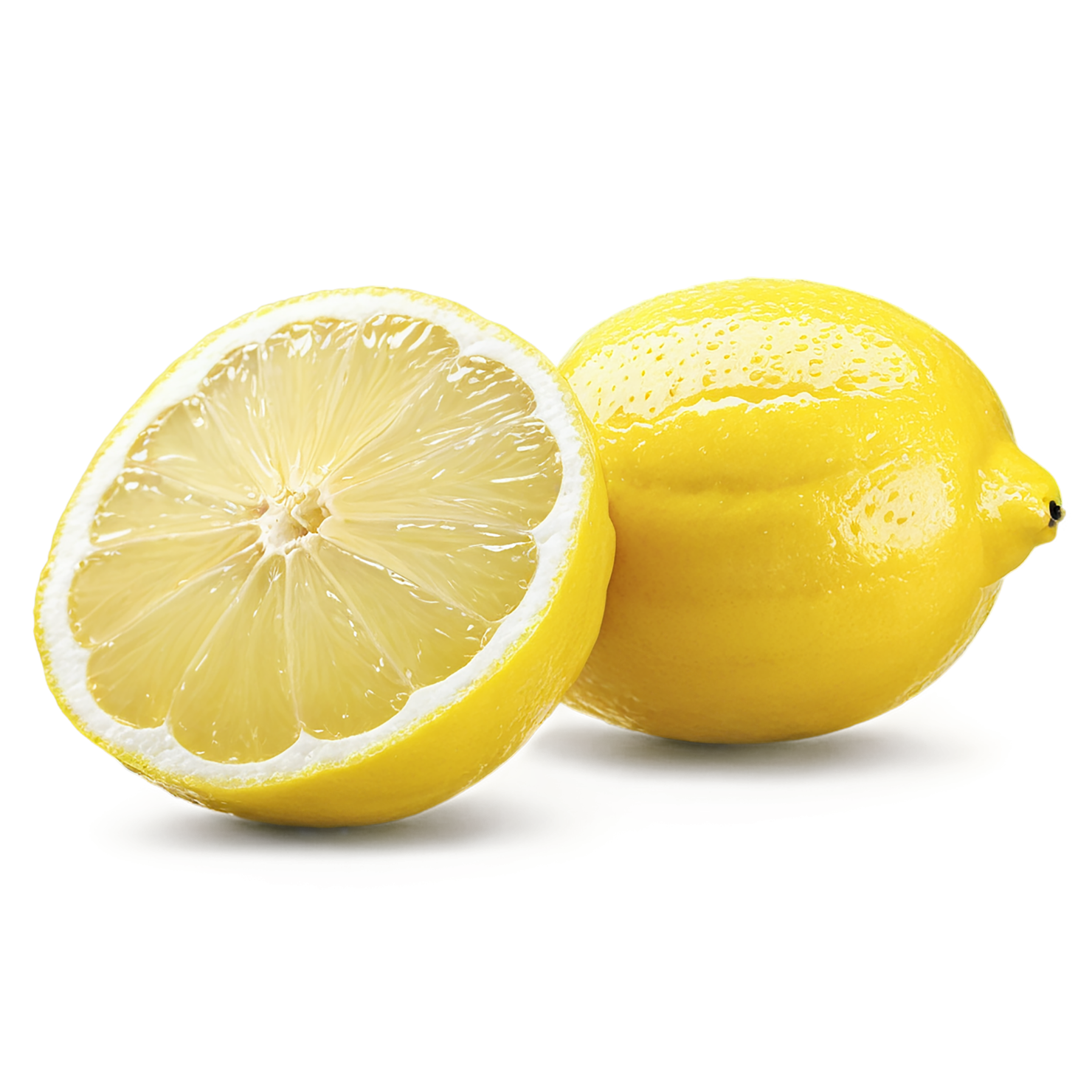 Lemon fruit isolated on transparent background #970