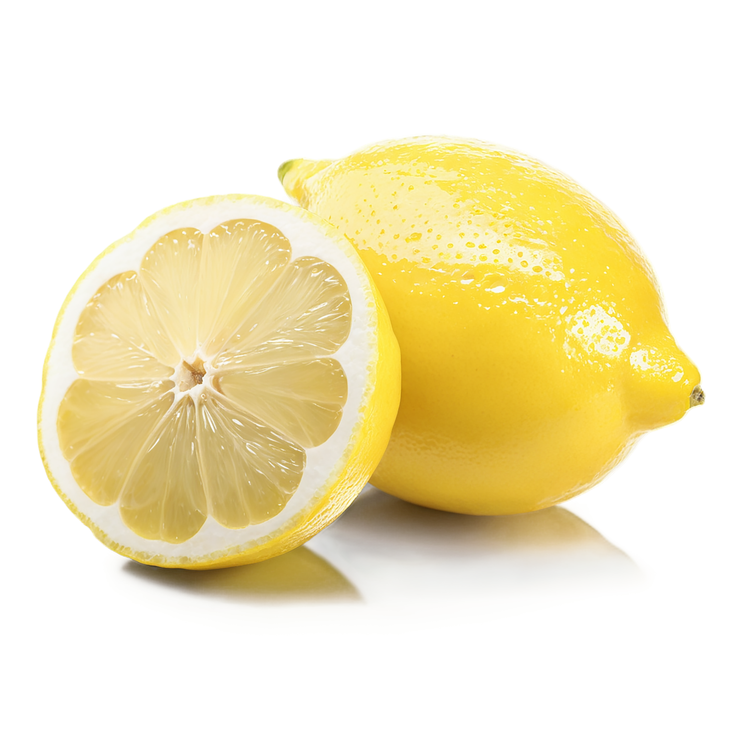 Lemon fruit isolated on transparent background #975