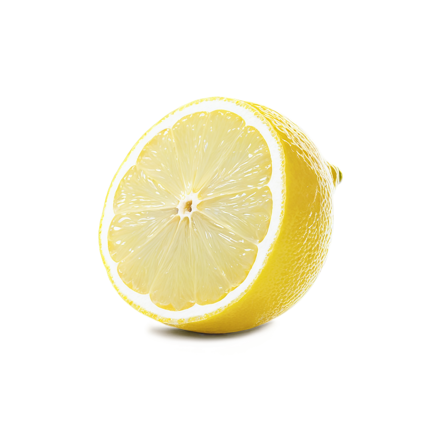 Lemon fruit isolated on transparent background #982