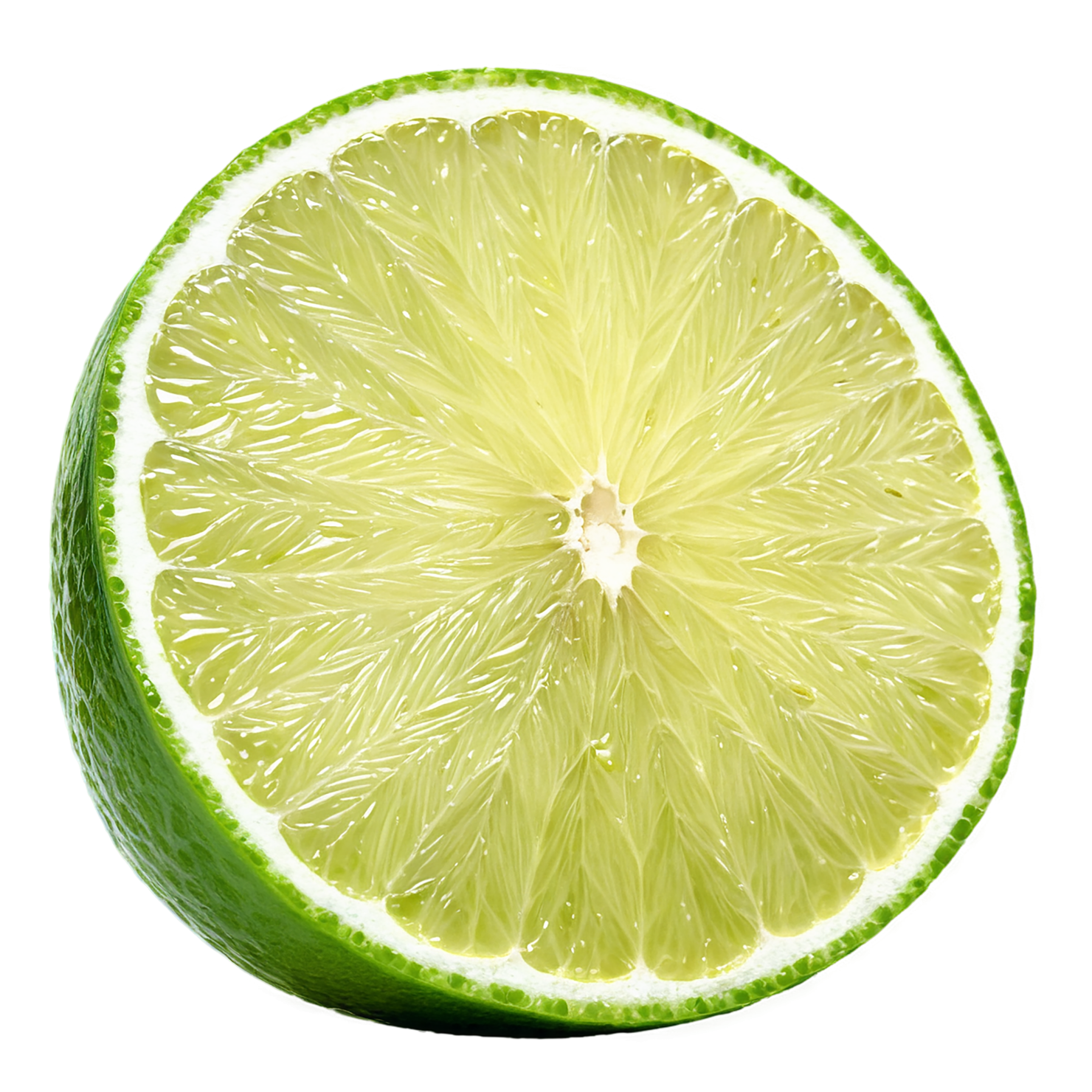 Lime fruit isolated on transparent background #1006