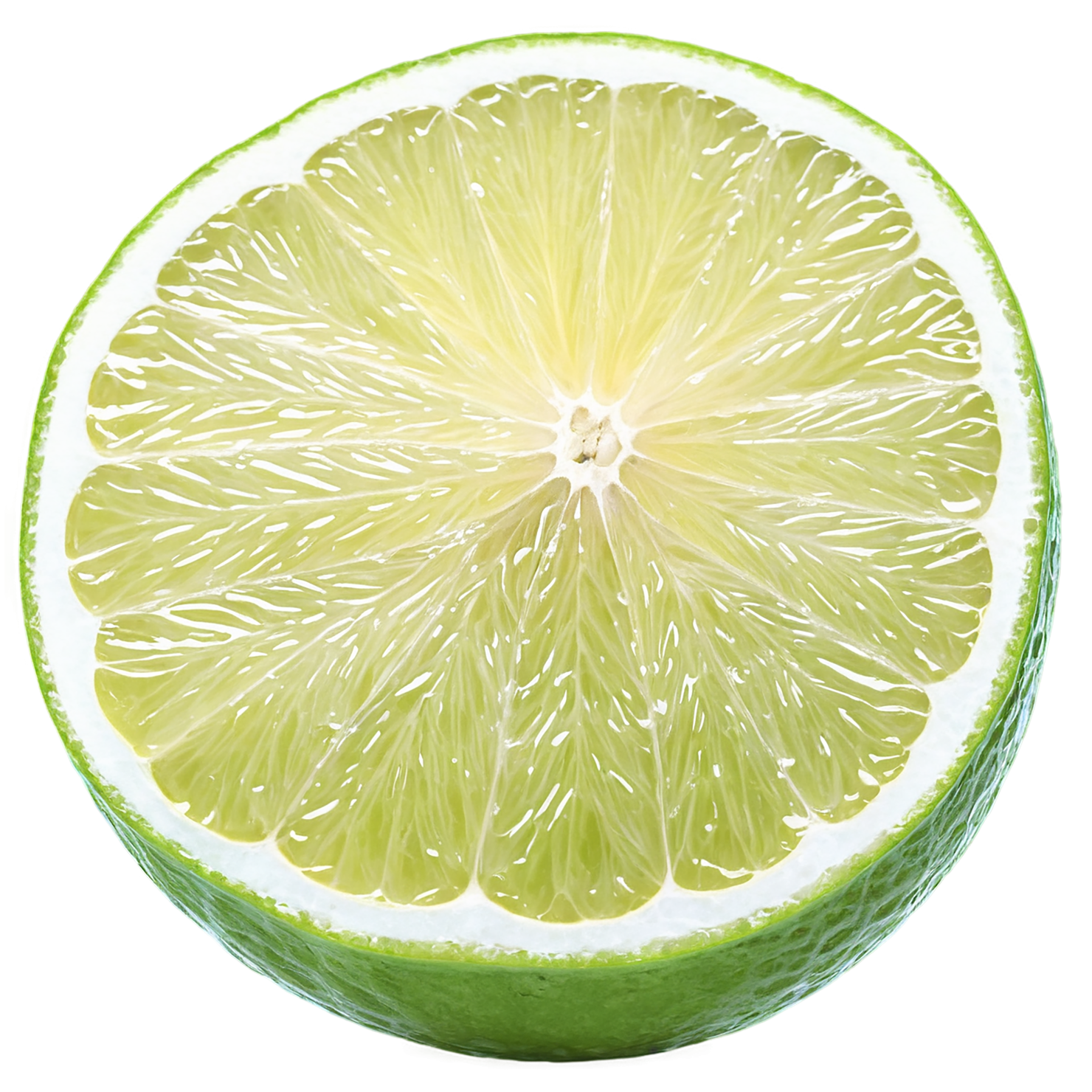 Lime fruit isolated on transparent background #1010