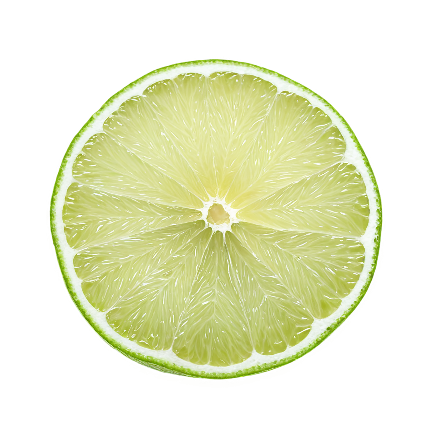 Lime fruit isolated on transparent background #1034