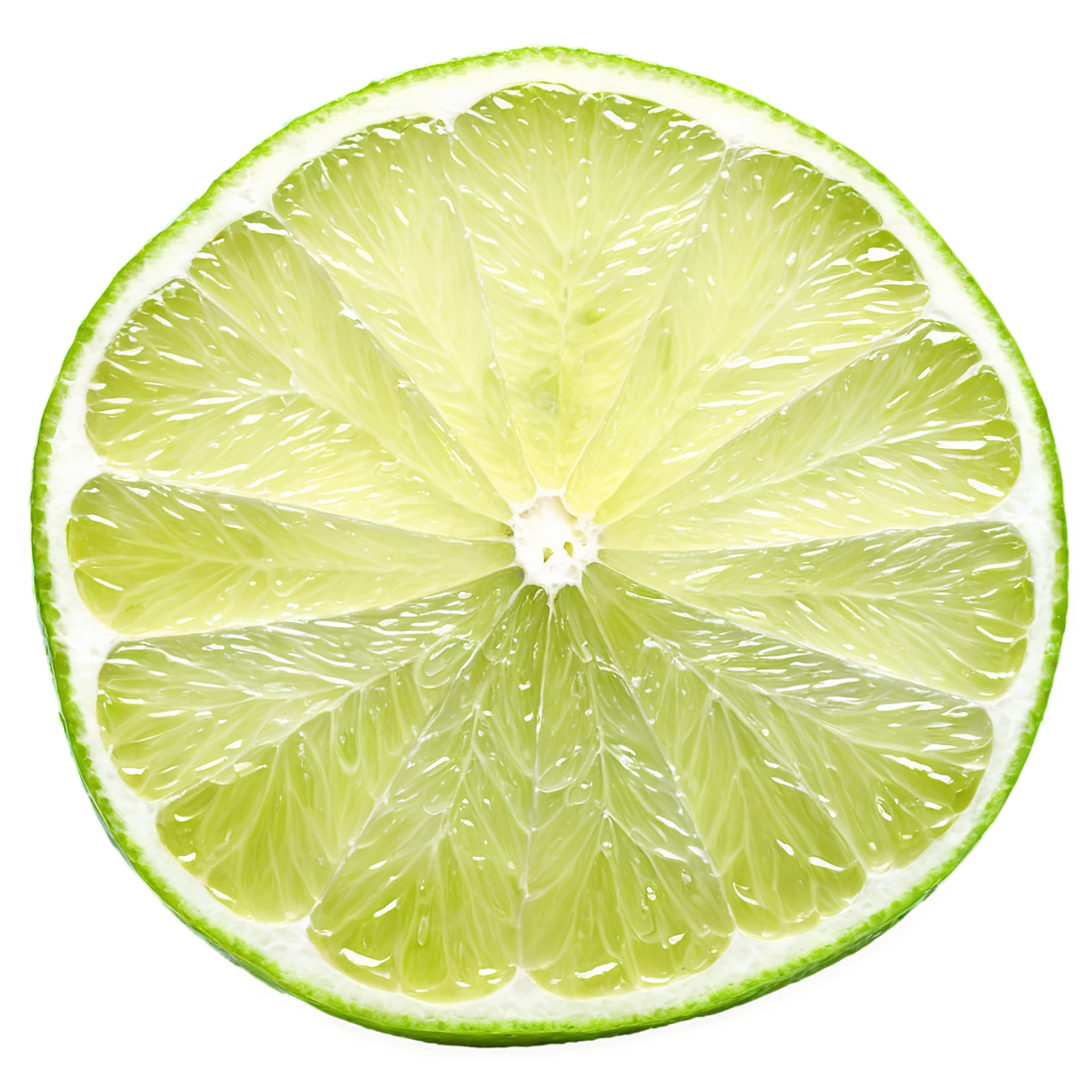 Lime fruit isolated on transparent background #1048