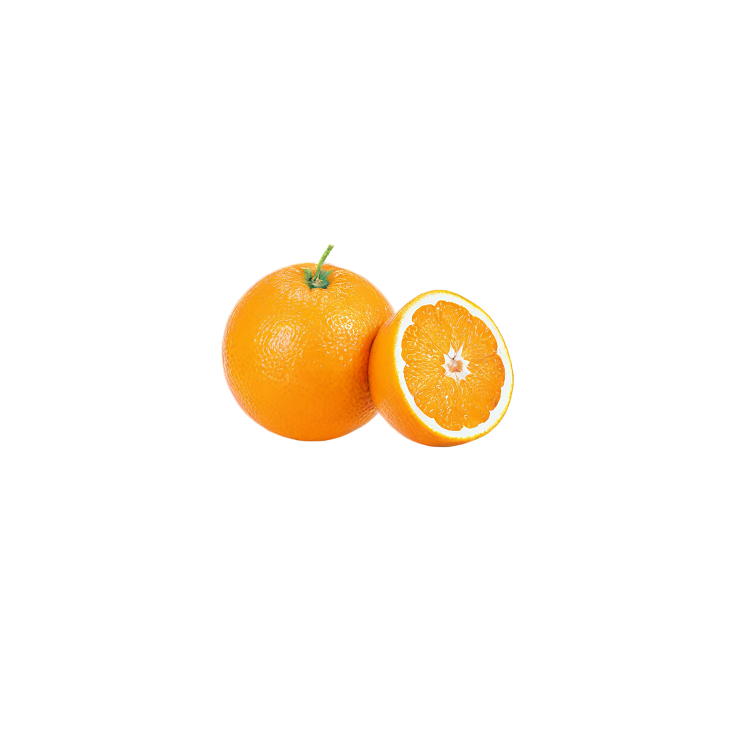 Orange fruit isolated on transparent background #1237