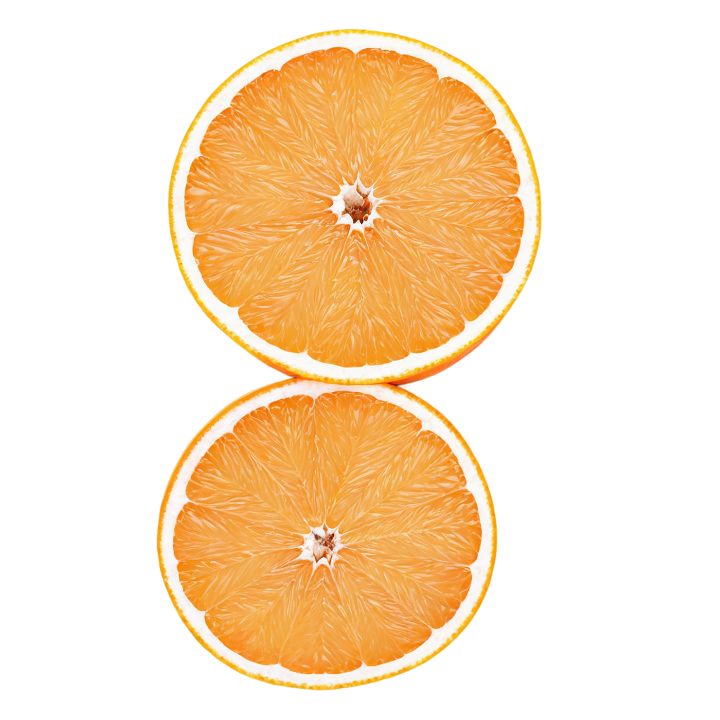 Orange fruit isolated on transparent background #1239