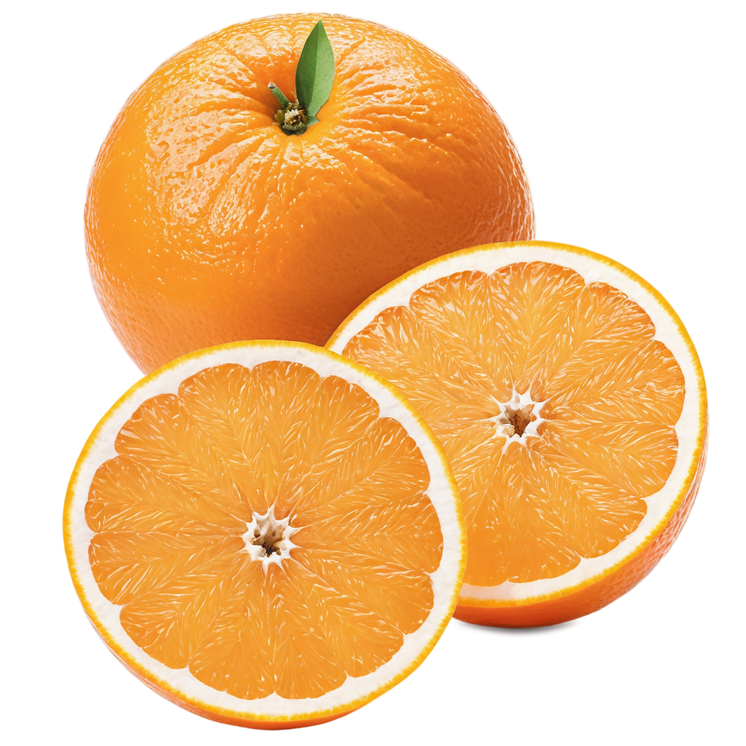 Orange fruit isolated on transparent background #1247