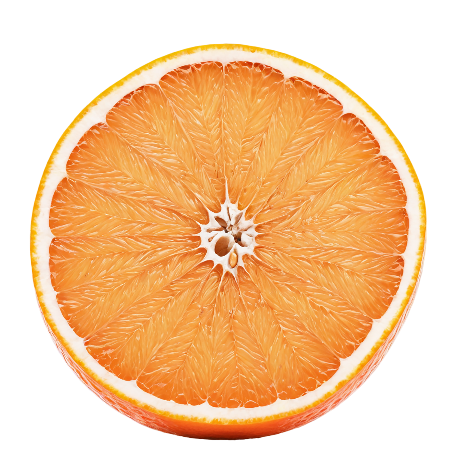 Orange fruit isolated on transparent background #1250