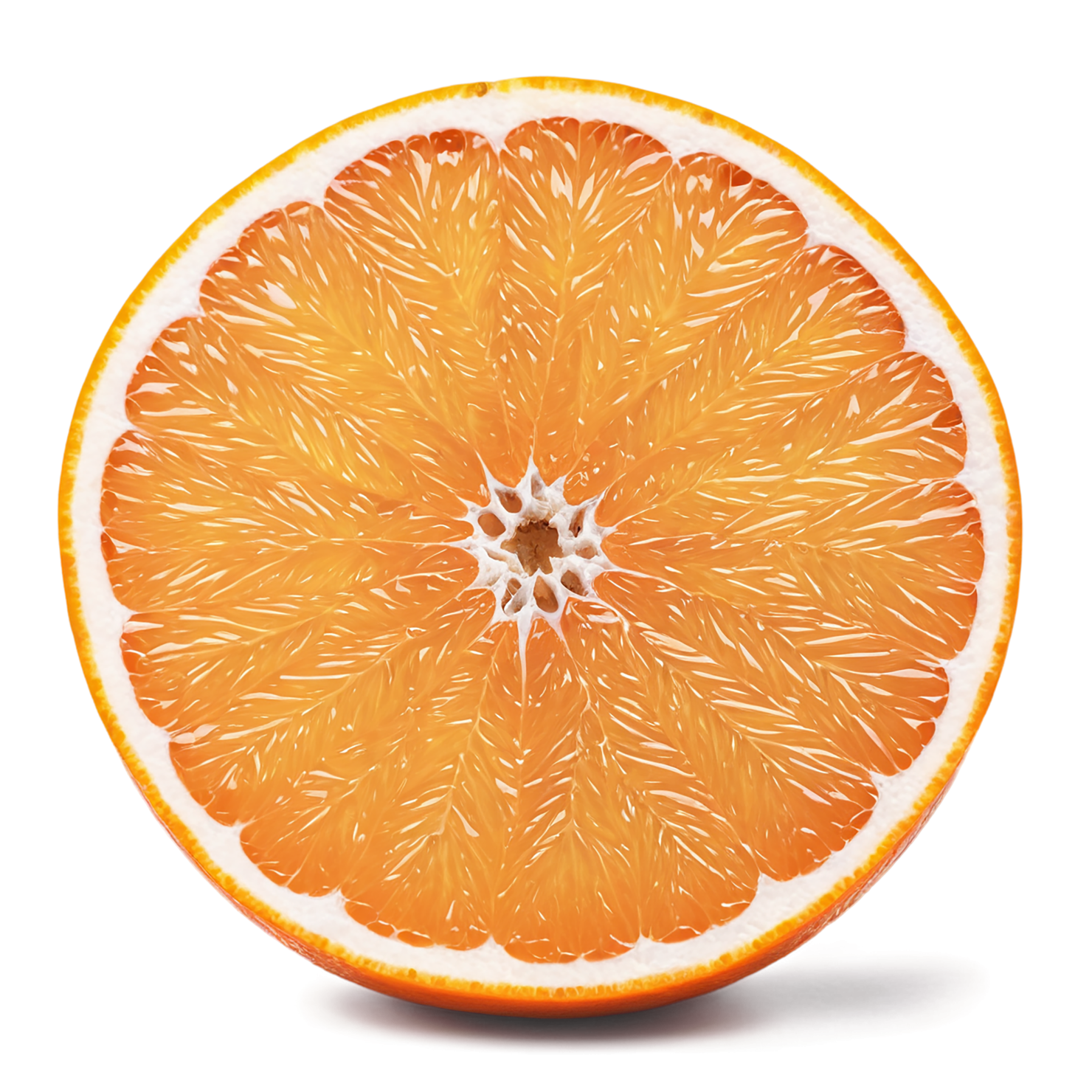 Orange fruit isolated on transparent background #1251